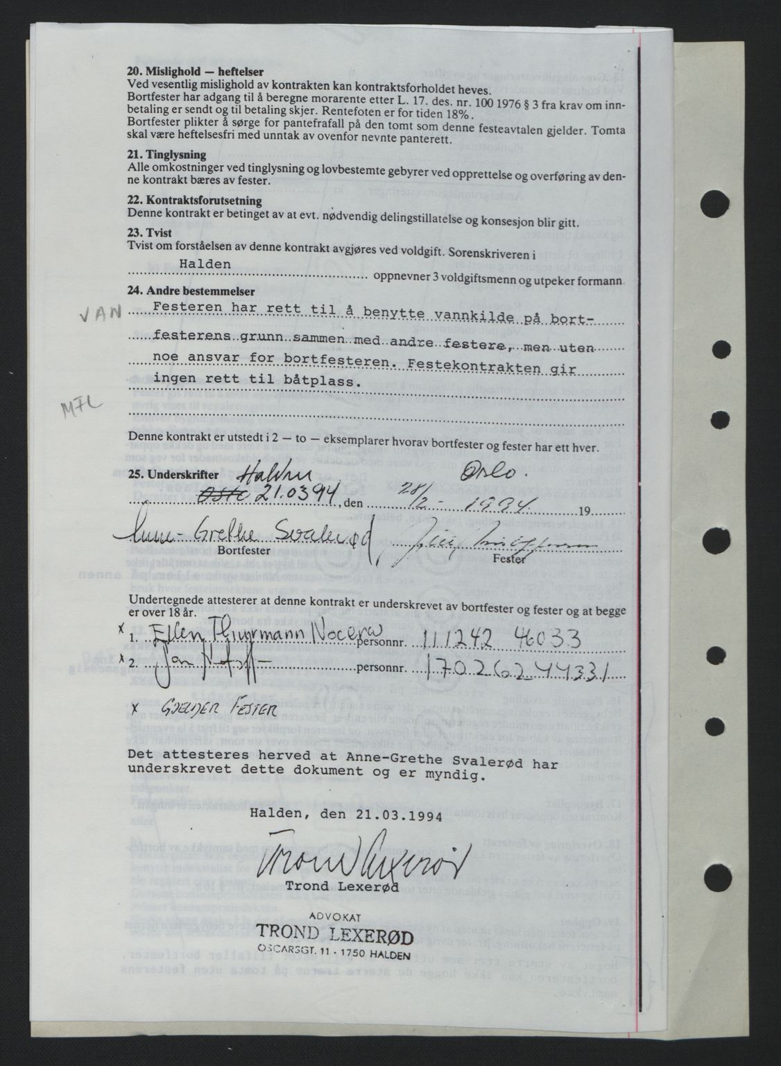 Idd og Marker sorenskriveri, AV/SAO-A-10283/G/Gb/Gbb/L0005: Pantebok nr. A5, 1941-1943, Dagboknr: 711/1942