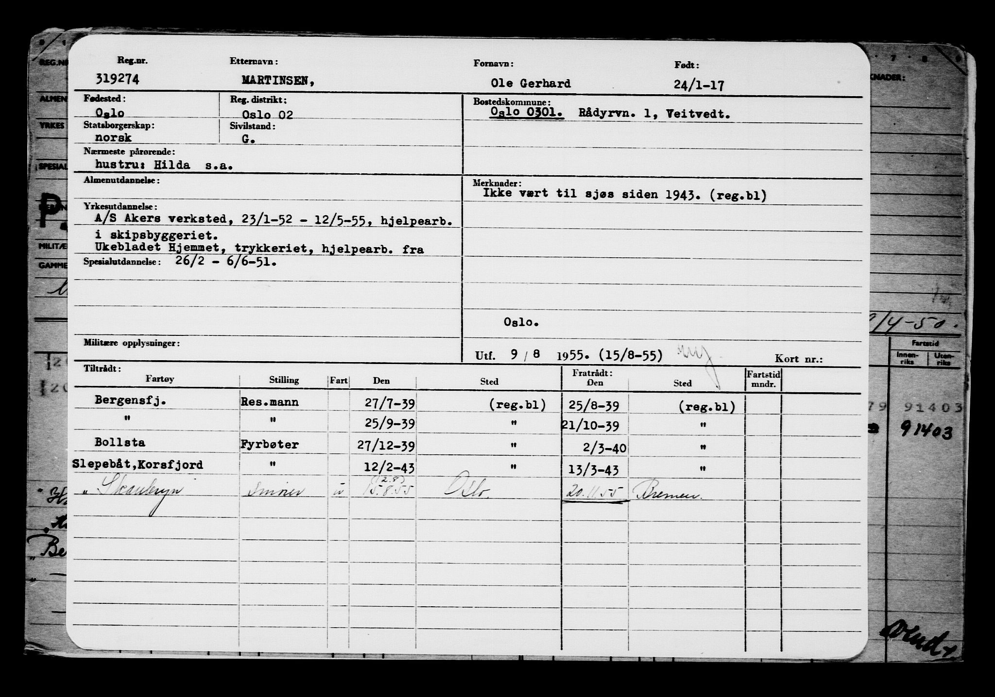 Direktoratet for sjømenn, AV/RA-S-3545/G/Gb/L0145: Hovedkort, 1917, s. 444