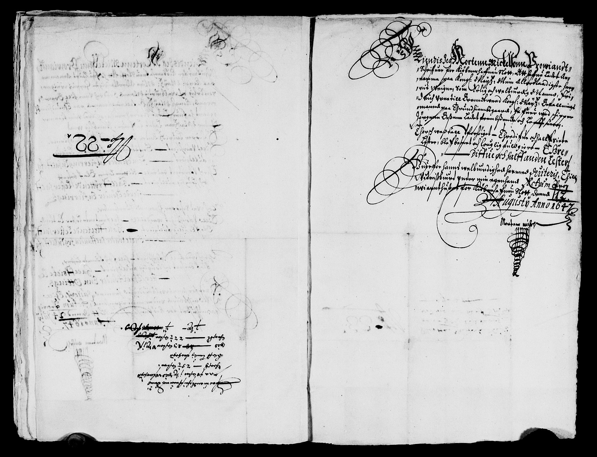 Rentekammeret inntil 1814, Reviderte regnskaper, Lensregnskaper, AV/RA-EA-5023/R/Rb/Rbw/L0087: Trondheim len, 1646-1647