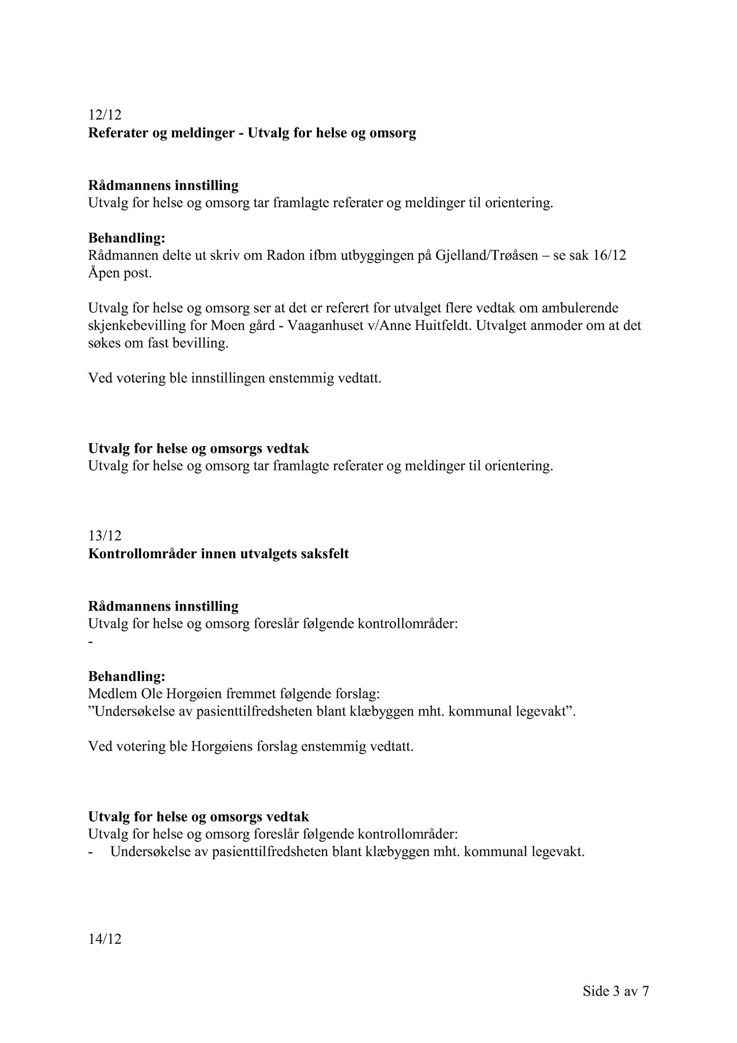 Klæbu Kommune, TRKO/KK/05-UOm/L003: Utvalg for omsorg - Møtedokumenter, 2012, s. 156