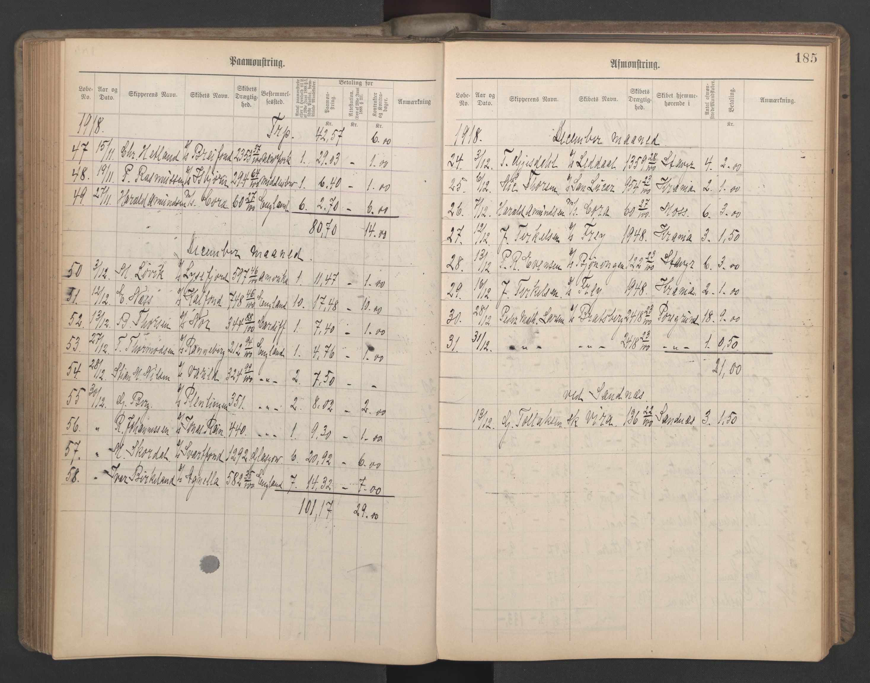 Stavanger sjømannskontor, SAST/A-102006/G/Ga/L0006: Mønstringsjournal, 1908-1933, s. 216