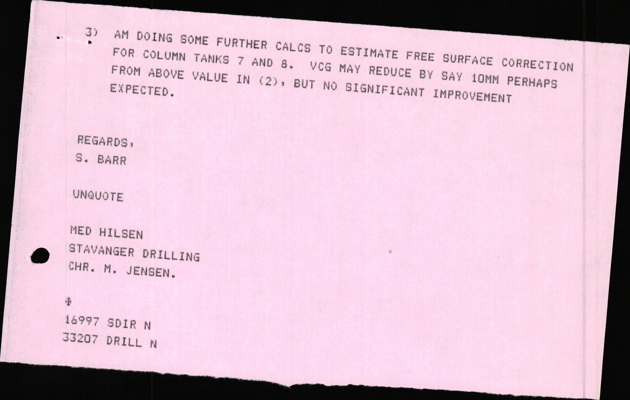 Pa 1503 - Stavanger Drilling AS, AV/SAST-A-101906/2/E/Ec/Eca/L0011: Sak og korrespondanse, 1980-1981