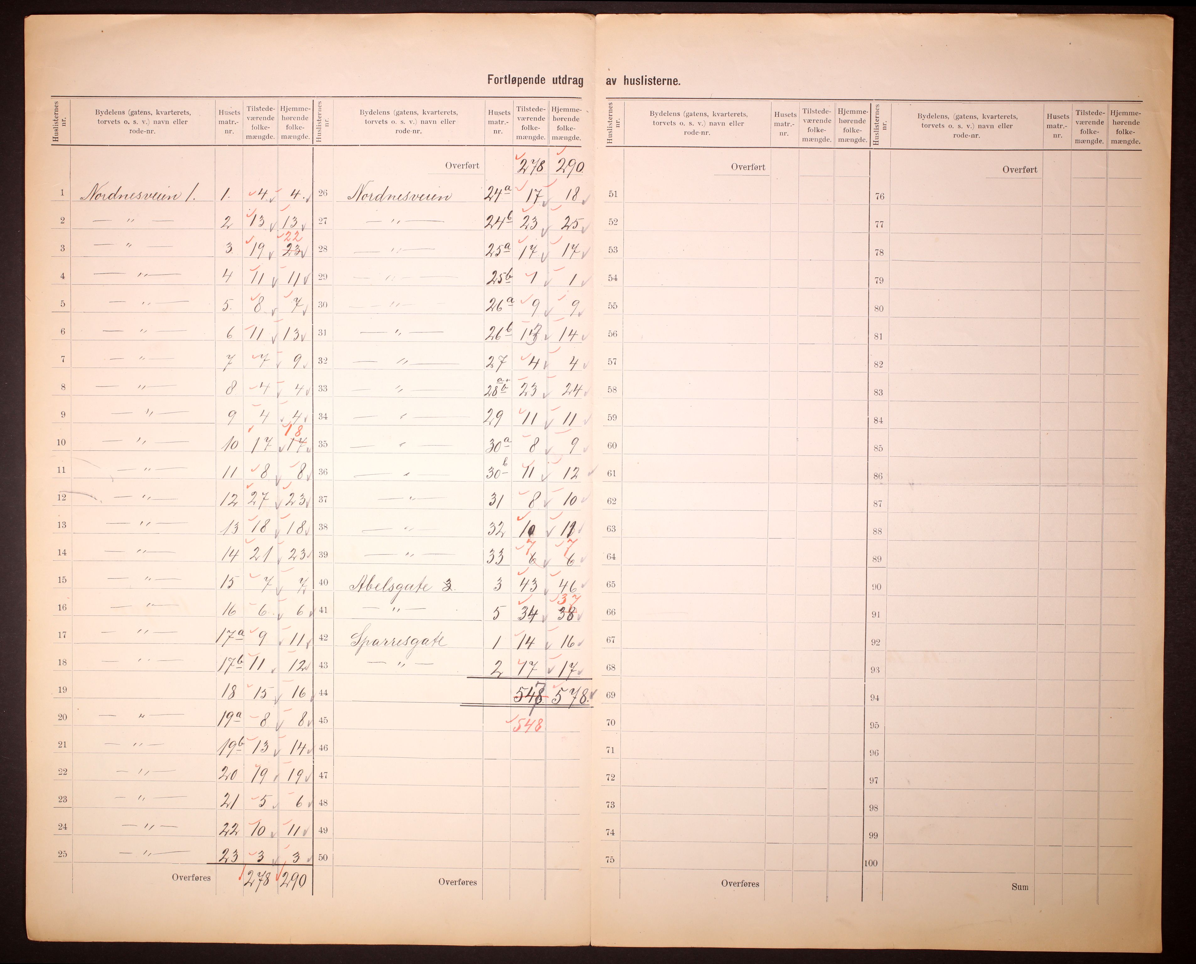 RA, Folketelling 1910 for 1301 Bergen kjøpstad, 1910, s. 90