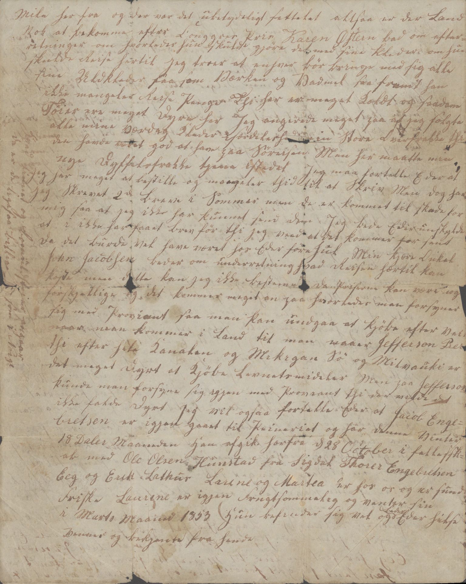 Samlinger til kildeutgivelse, Amerikabrevene, AV/RA-EA-4057/F/L0004: Innlån fra Akershus: Amundsenarkivet - Breen, 1838-1914, s. 90