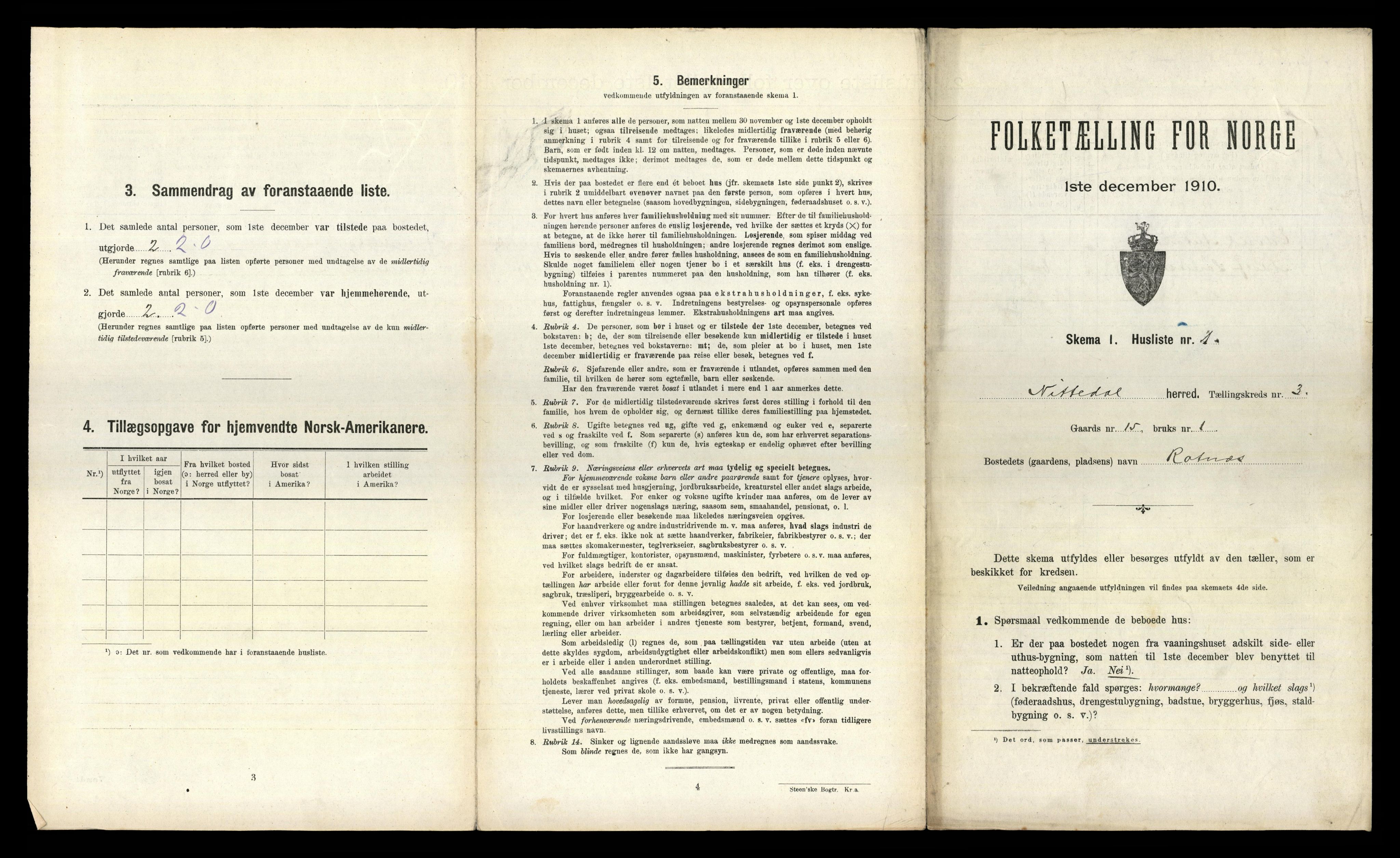 RA, Folketelling 1910 for 0233 Nittedal herred, 1910, s. 441