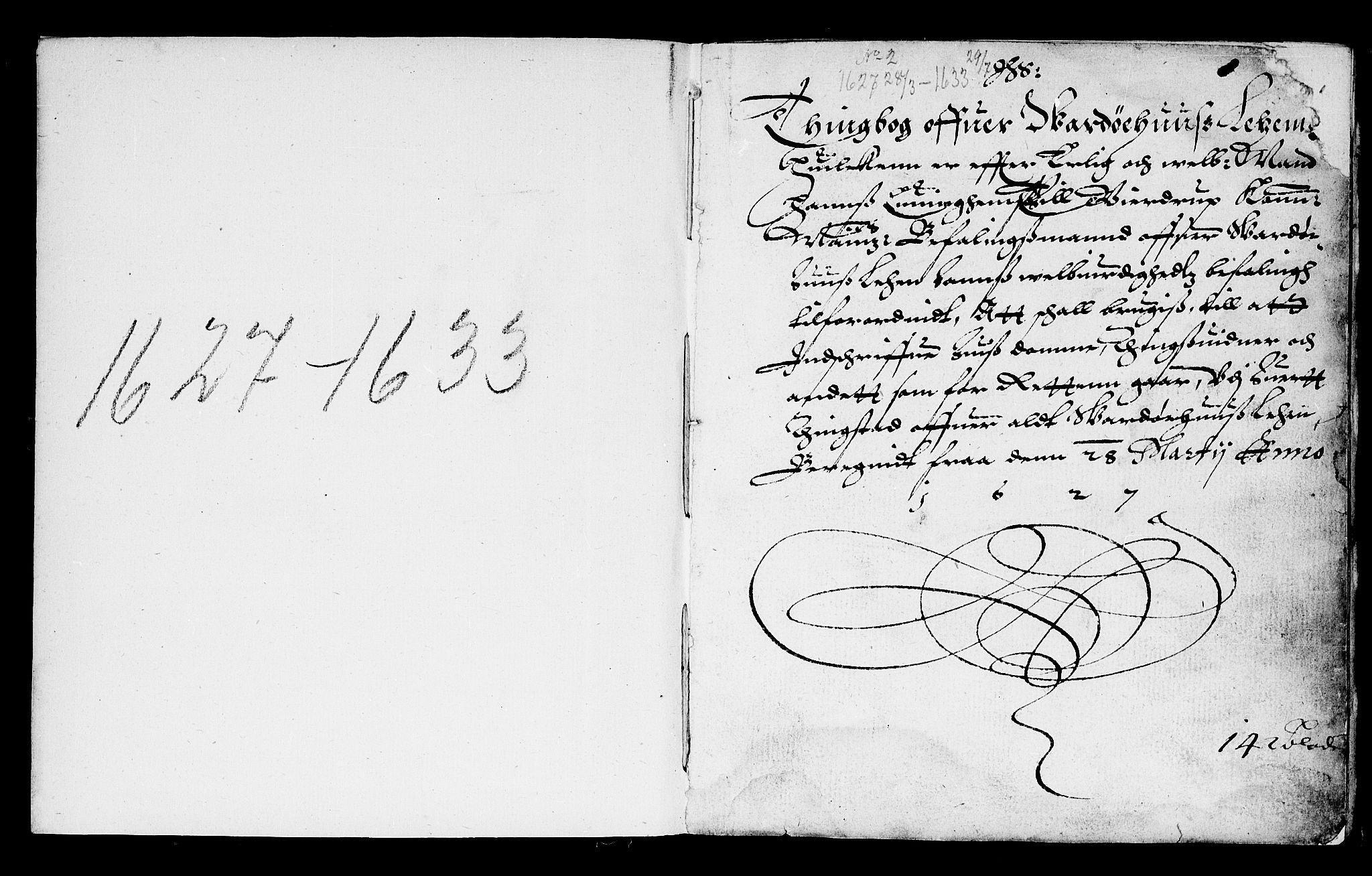 Finnmark sorenskriveri, AV/SATØ-S-0053/F/Fa/L0007: Justisprotokoller, 1627-1633, s. 0b-1a