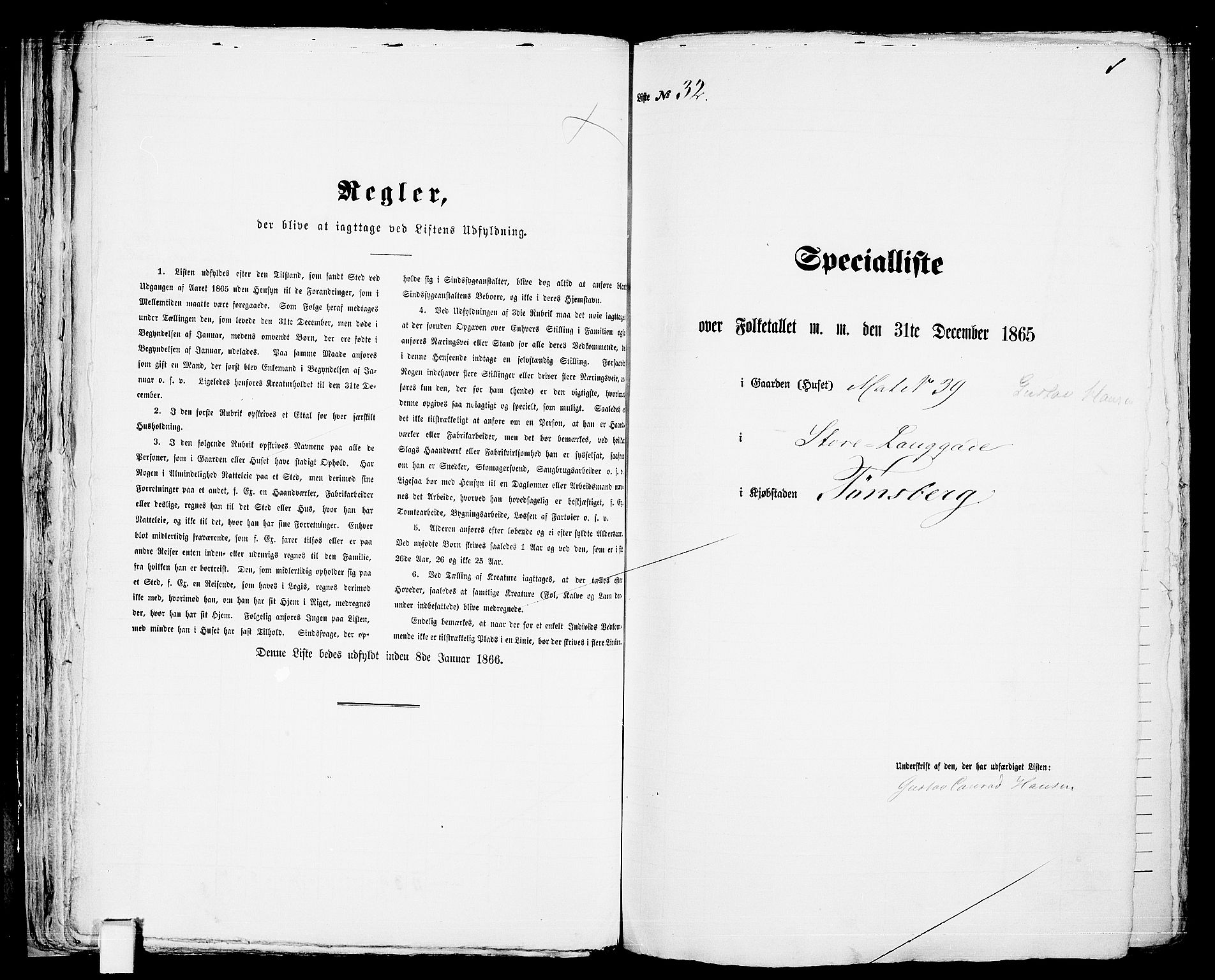 RA, Folketelling 1865 for 0705P Tønsberg prestegjeld, 1865, s. 74