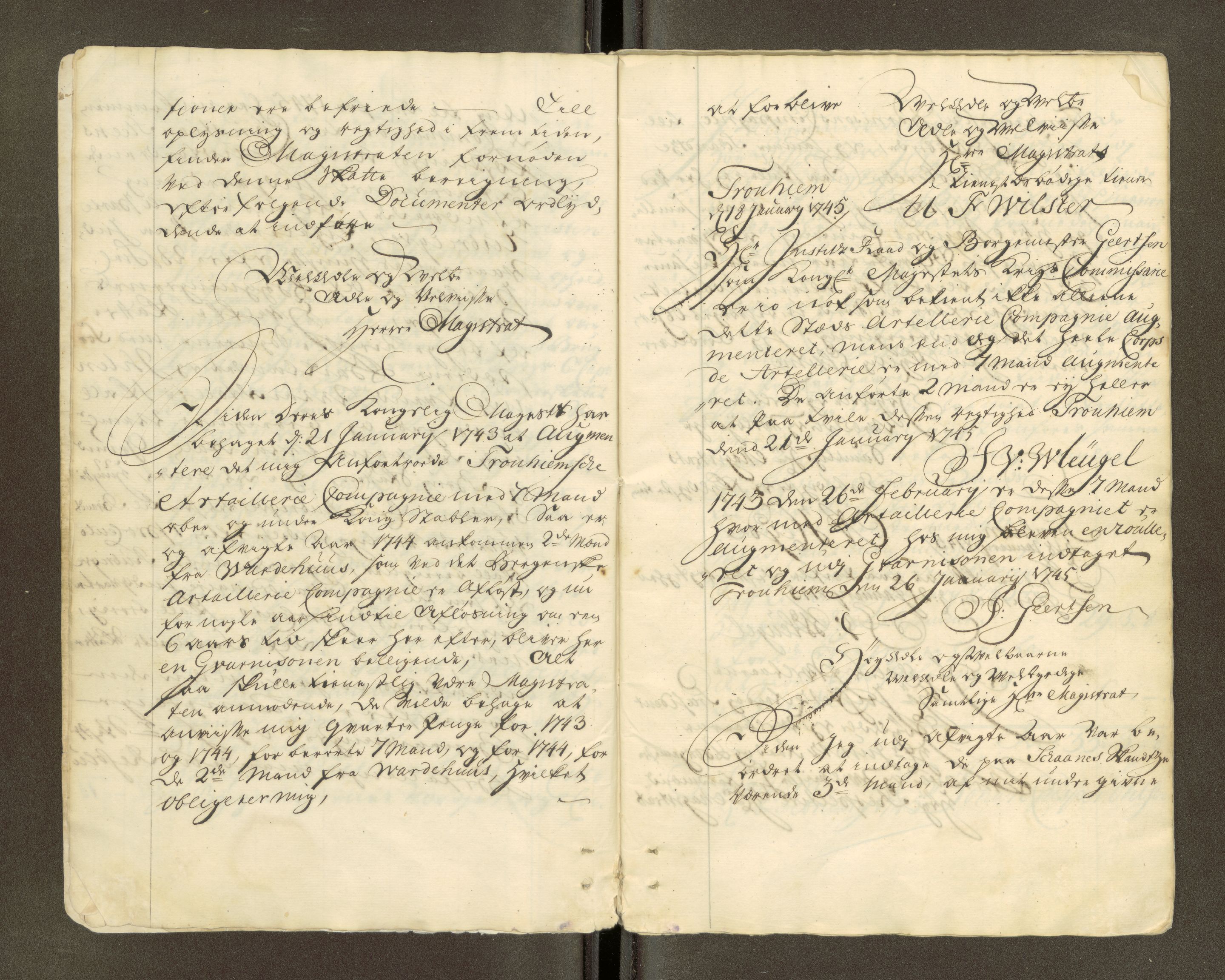 Trondheim magistrat, AV/SAT-A-4372/D/Da/L0007: Skattemanntall, 1740-1745, s. 436