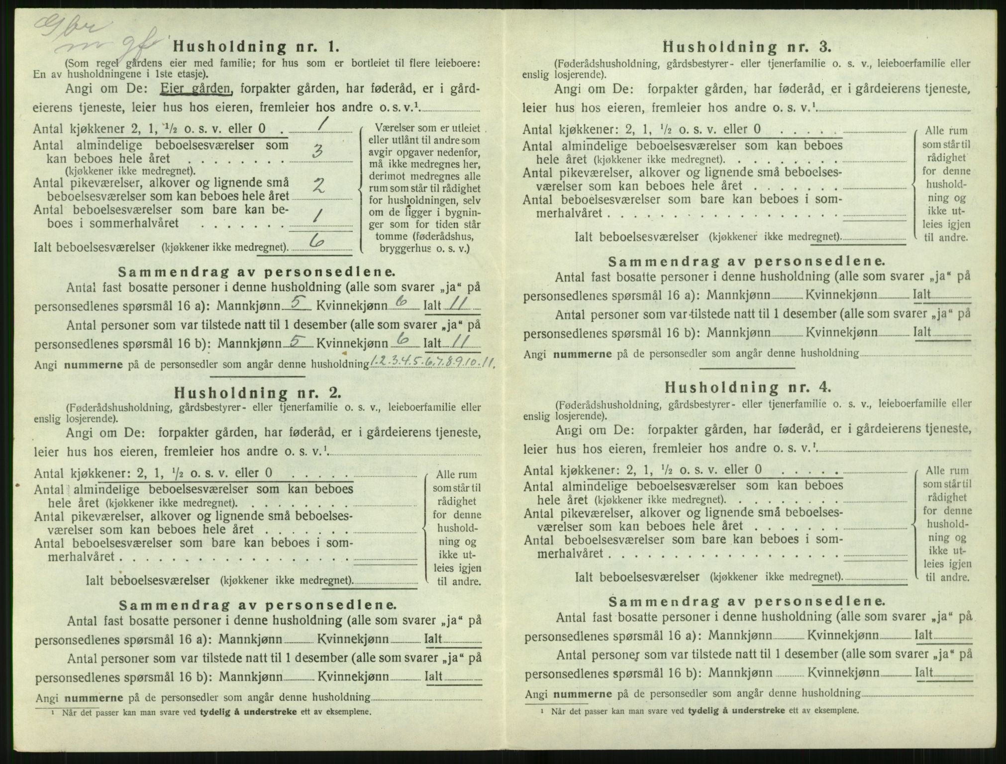 SAT, Folketelling 1920 for 1525 Stranda herred, 1920, s. 498