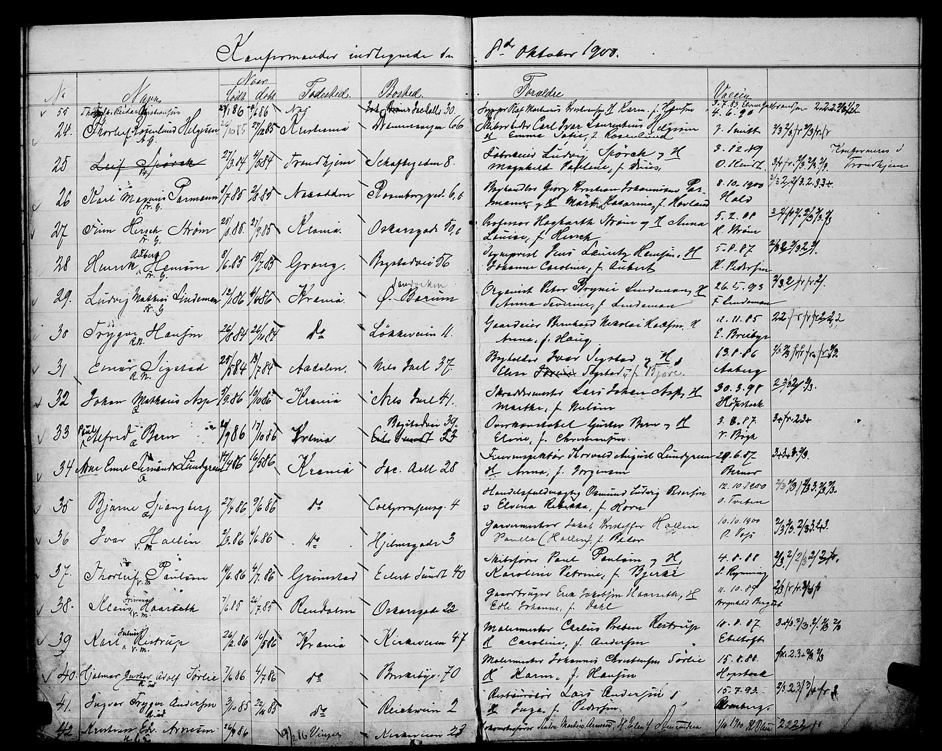 Uranienborg prestekontor Kirkebøker, AV/SAO-A-10877/G/Ga/L0004: Kladd til kirkebok nr. 4, 1898-1902