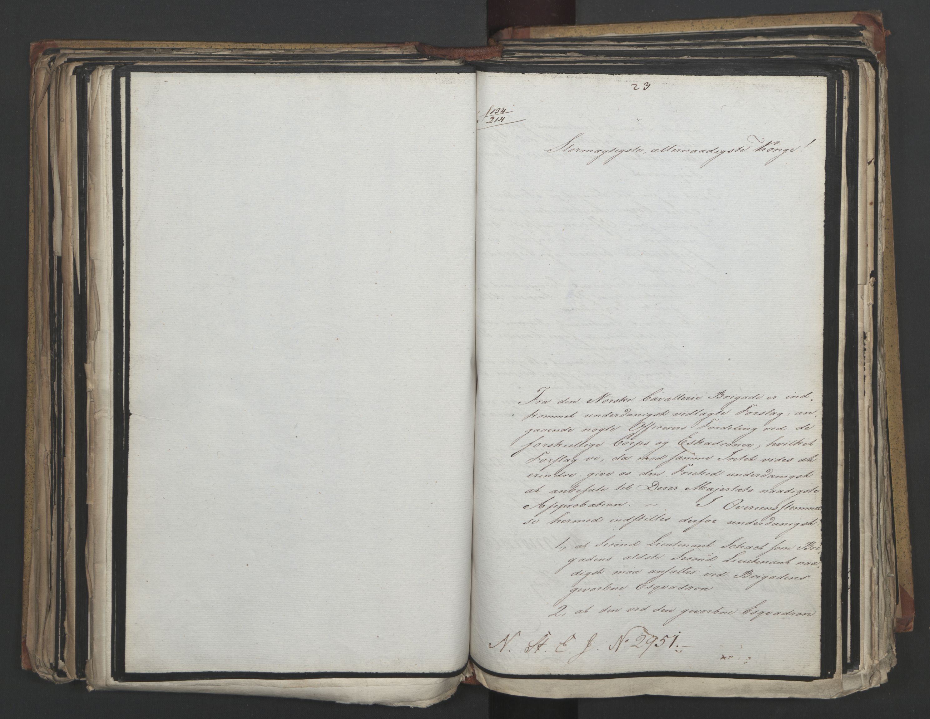 Statsrådsavdelingen i Stockholm, RA/S-1003/D/Da/L0014: Regjeringsinnstillinger nr. 2890-3057, 1818, s. 249