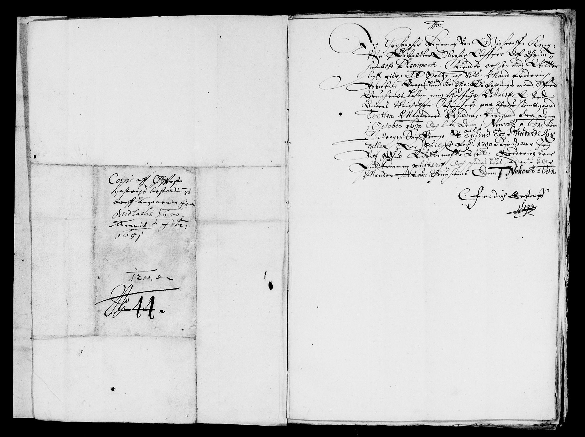 Rentekammeret inntil 1814, Reviderte regnskaper, Lensregnskaper, AV/RA-EA-5023/R/Rb/Rbw/L0107: Trondheim len, 1649-1653