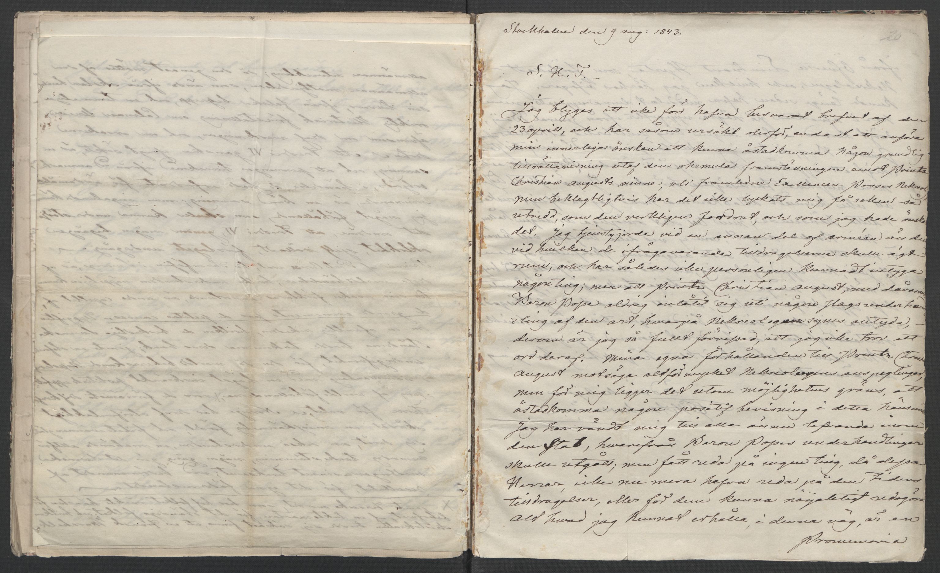 Faye, Andreas, AV/RA-PA-0015/F/Fh/L0028/0002: -- / Optegnelser ang. begivenhedene 1807-1814, af oberst Brock, Carl H. Anckarsvärd, Gustaf Hjerta m.fl. (afg. i samme anledning), s. 31