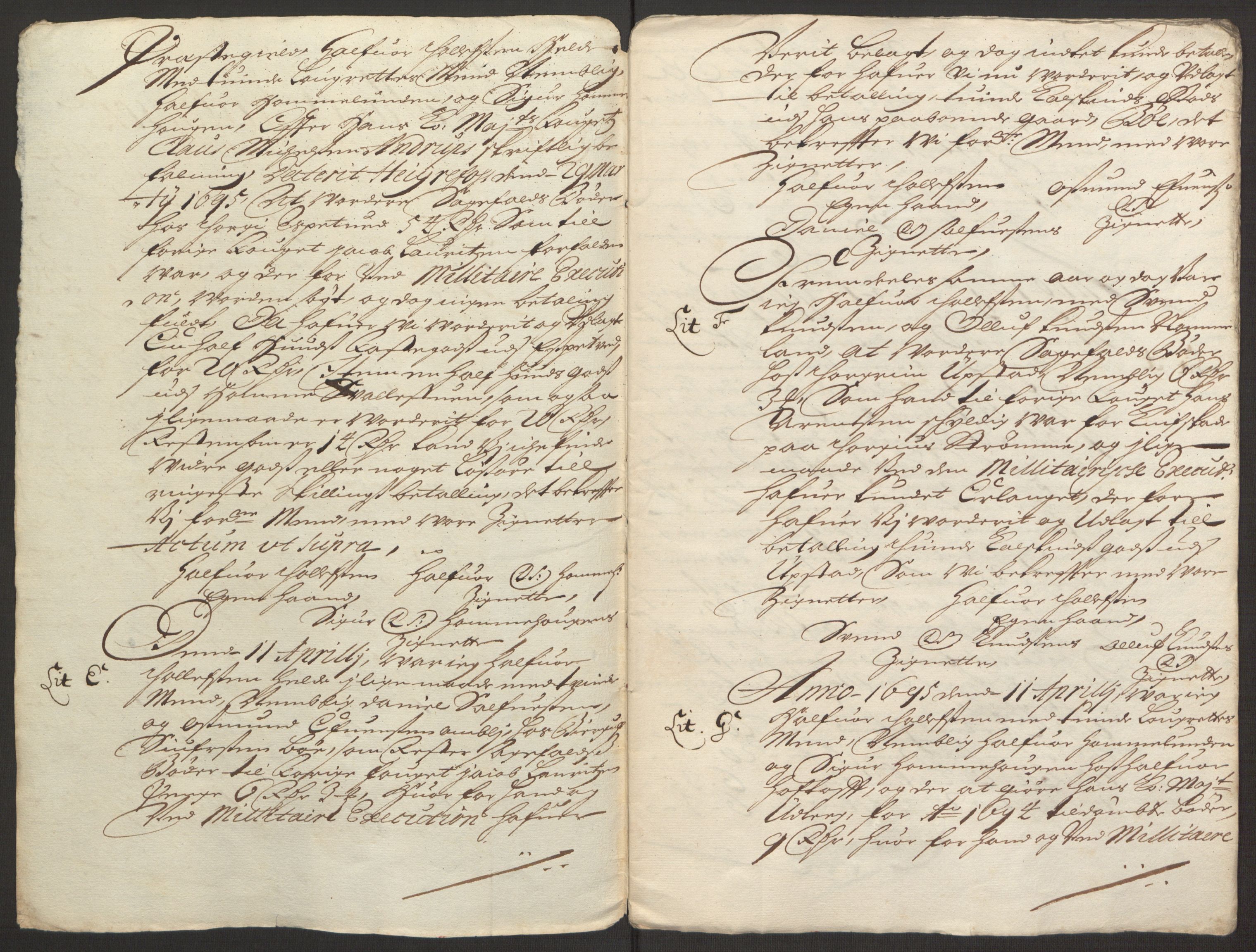 Rentekammeret inntil 1814, Reviderte regnskaper, Fogderegnskap, AV/RA-EA-4092/R40/L2444: Fogderegnskap Råbyggelag, 1693-1696, s. 286