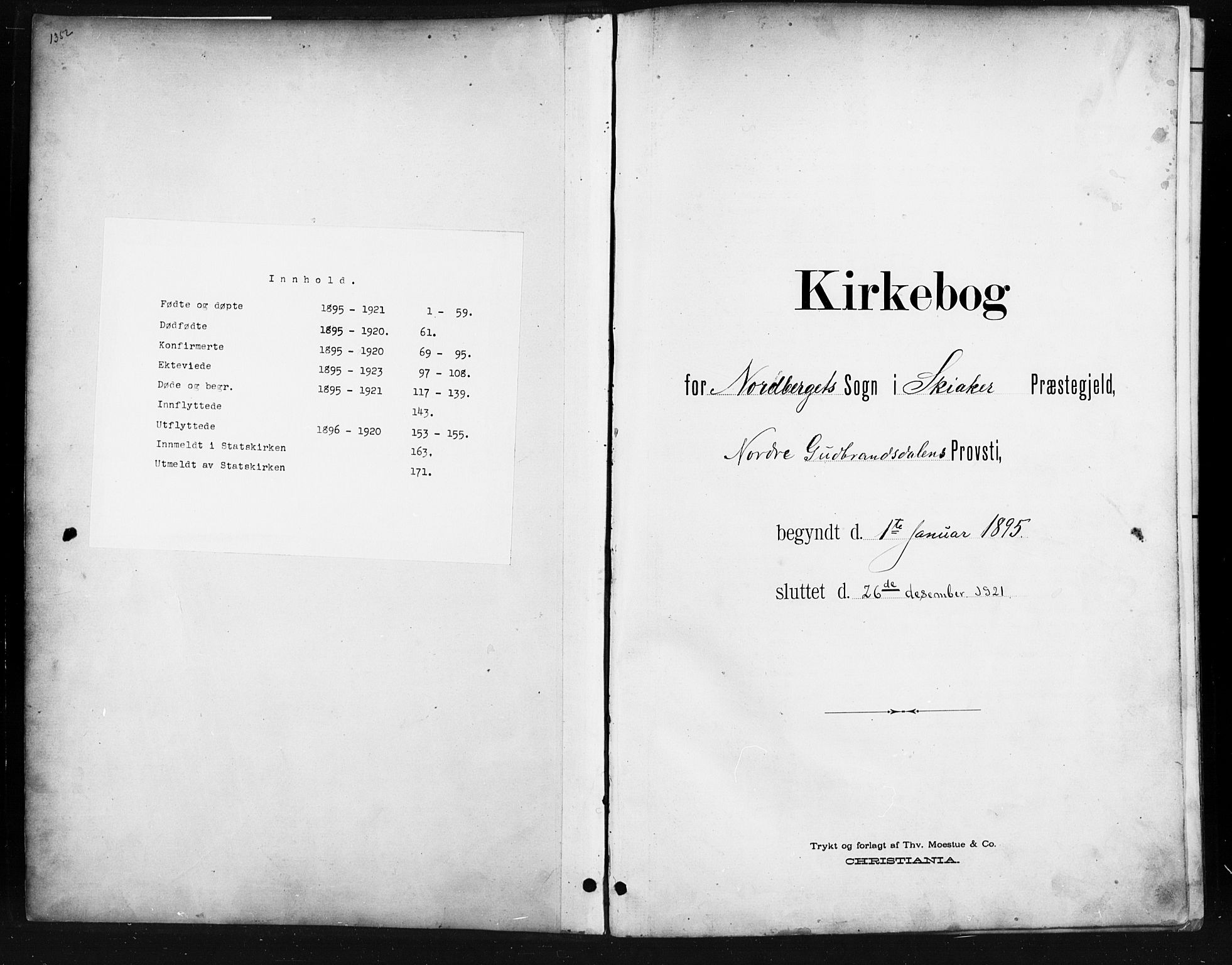 Skjåk prestekontor, AV/SAH-PREST-072/H/Ha/Hab/L0004: Klokkerbok nr. 4, 1895-1921