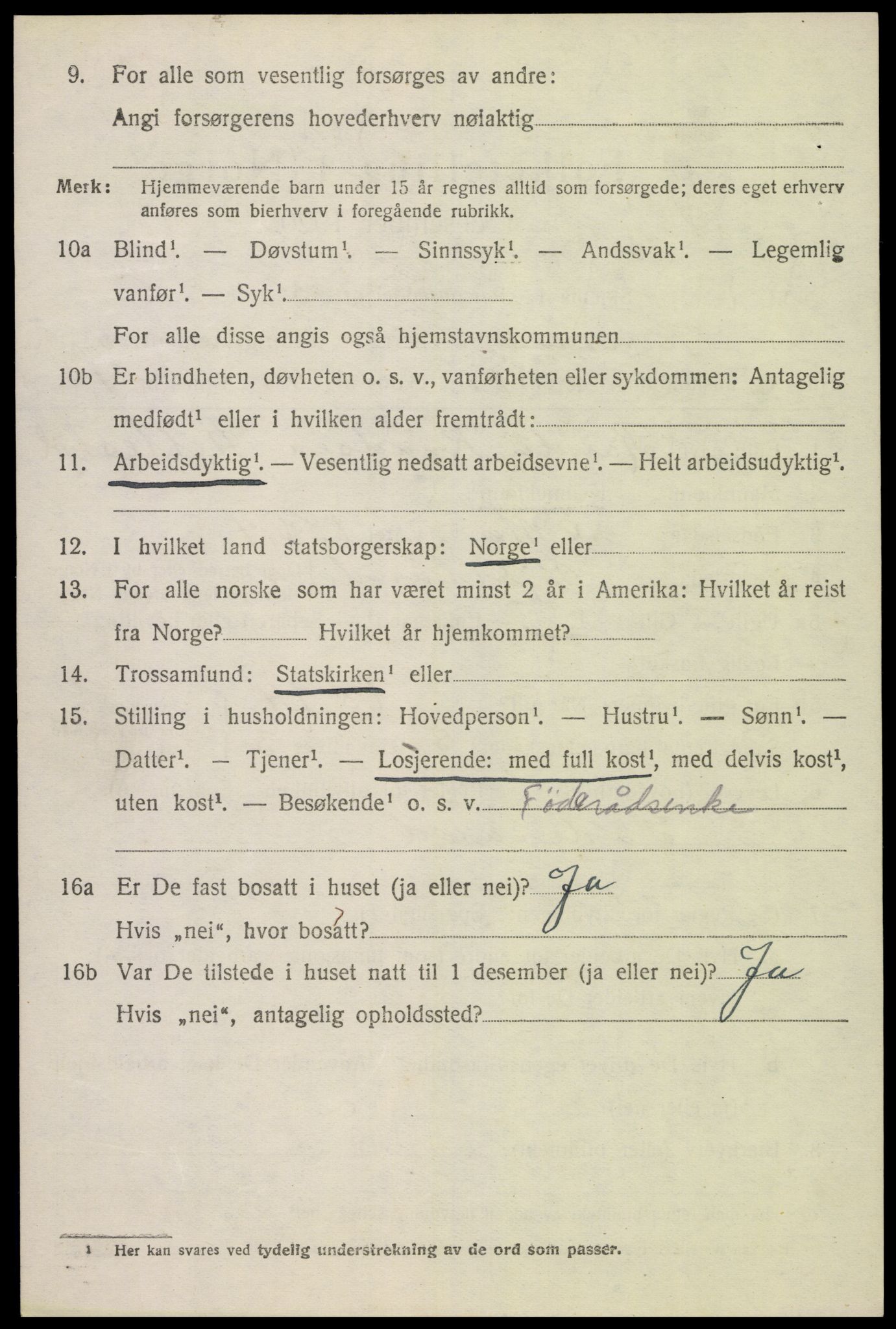 SAK, Folketelling 1920 for 1027 Konsmo herred, 1920, s. 1397