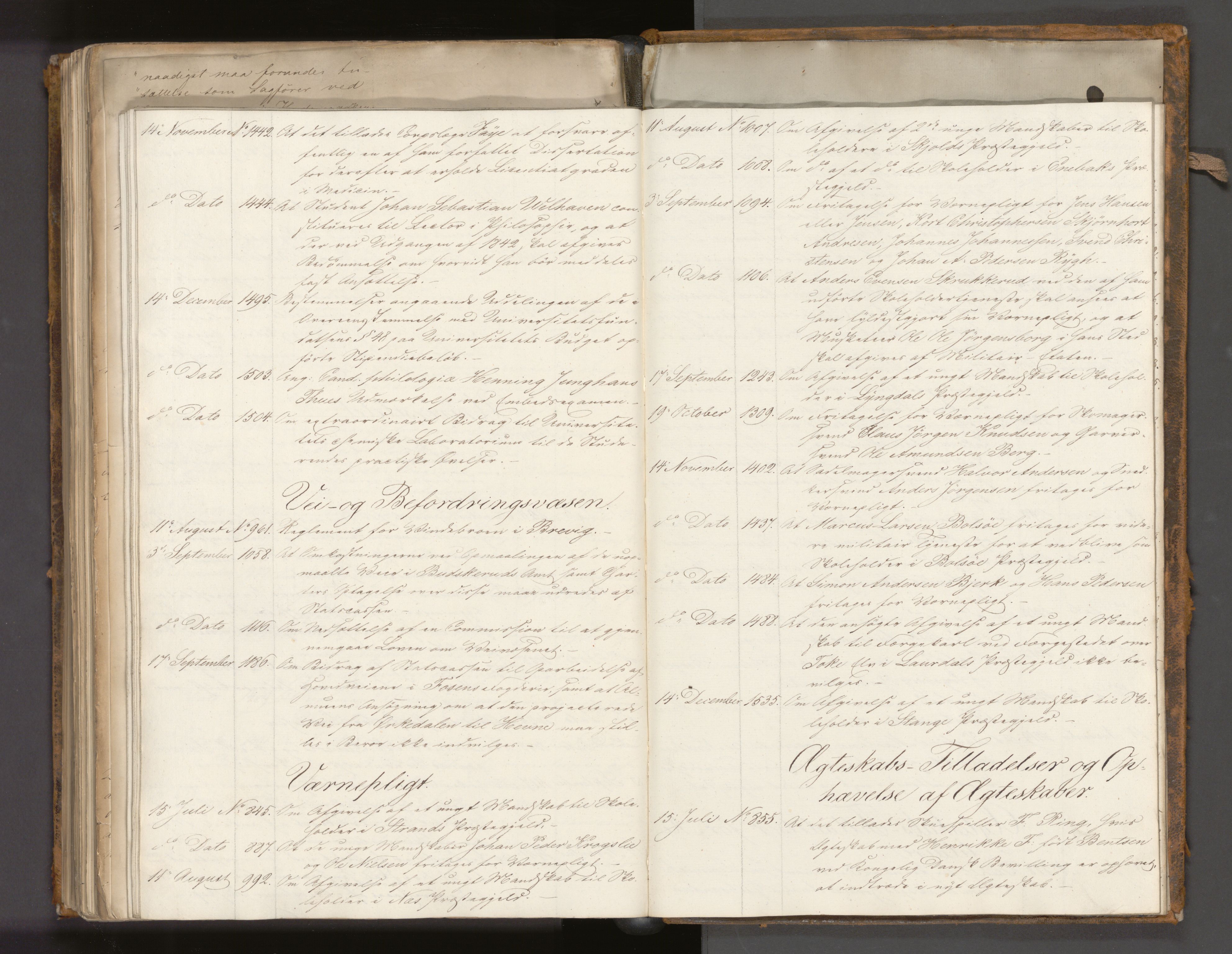 Statsrådssekretariatet, AV/RA-S-1001/A/Ab/L0052: Kgl. res. nr. 814-1552, 2. halvår, 1840