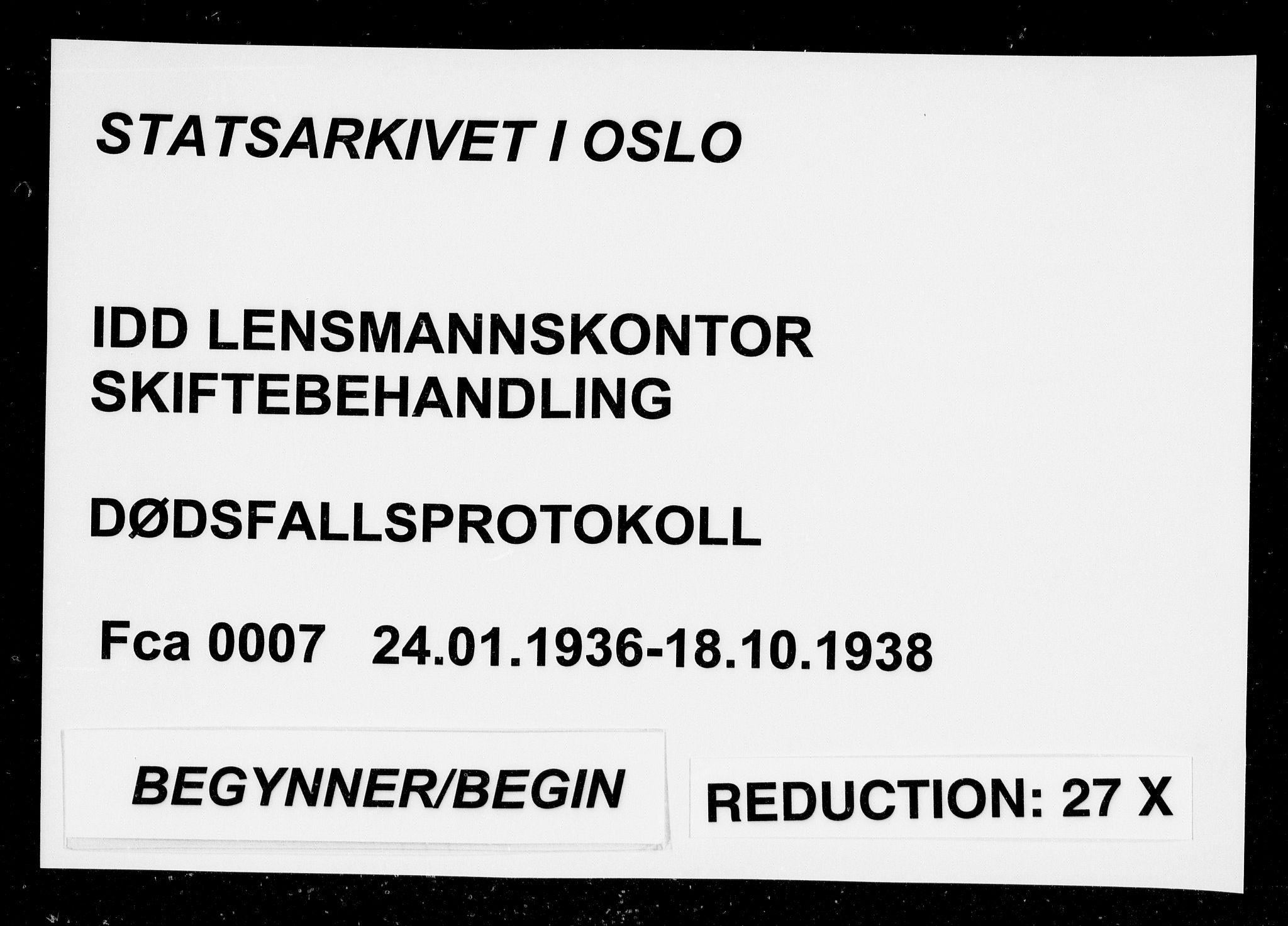 Idd lensmannsarkiv, SAO/A-10633/H/Ha/L0007: Dødsfallsprotokoll, 1936-1938