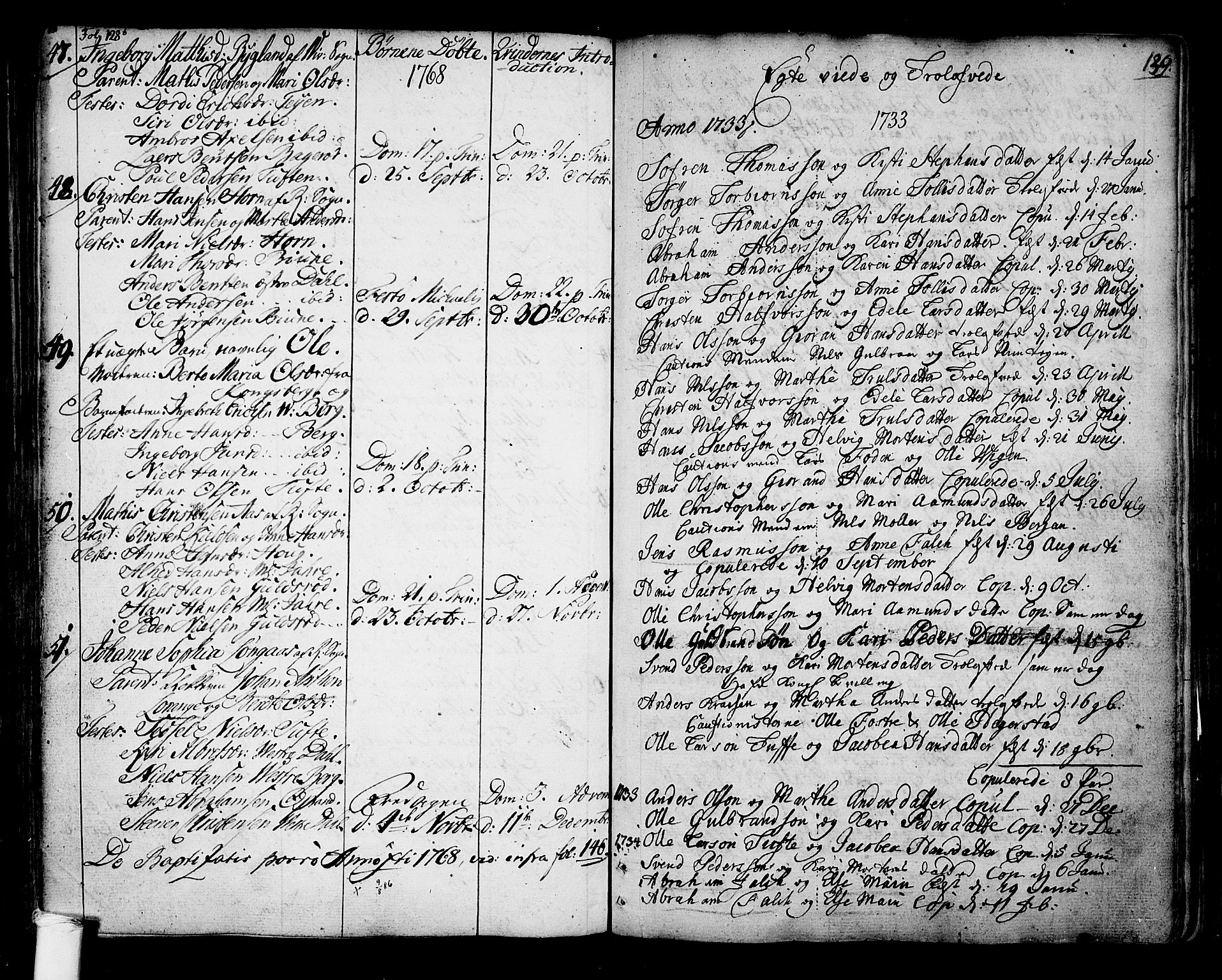 Ramnes kirkebøker, SAKO/A-314/F/Fa/L0001: Ministerialbok nr. I 1, 1732-1774, s. 139