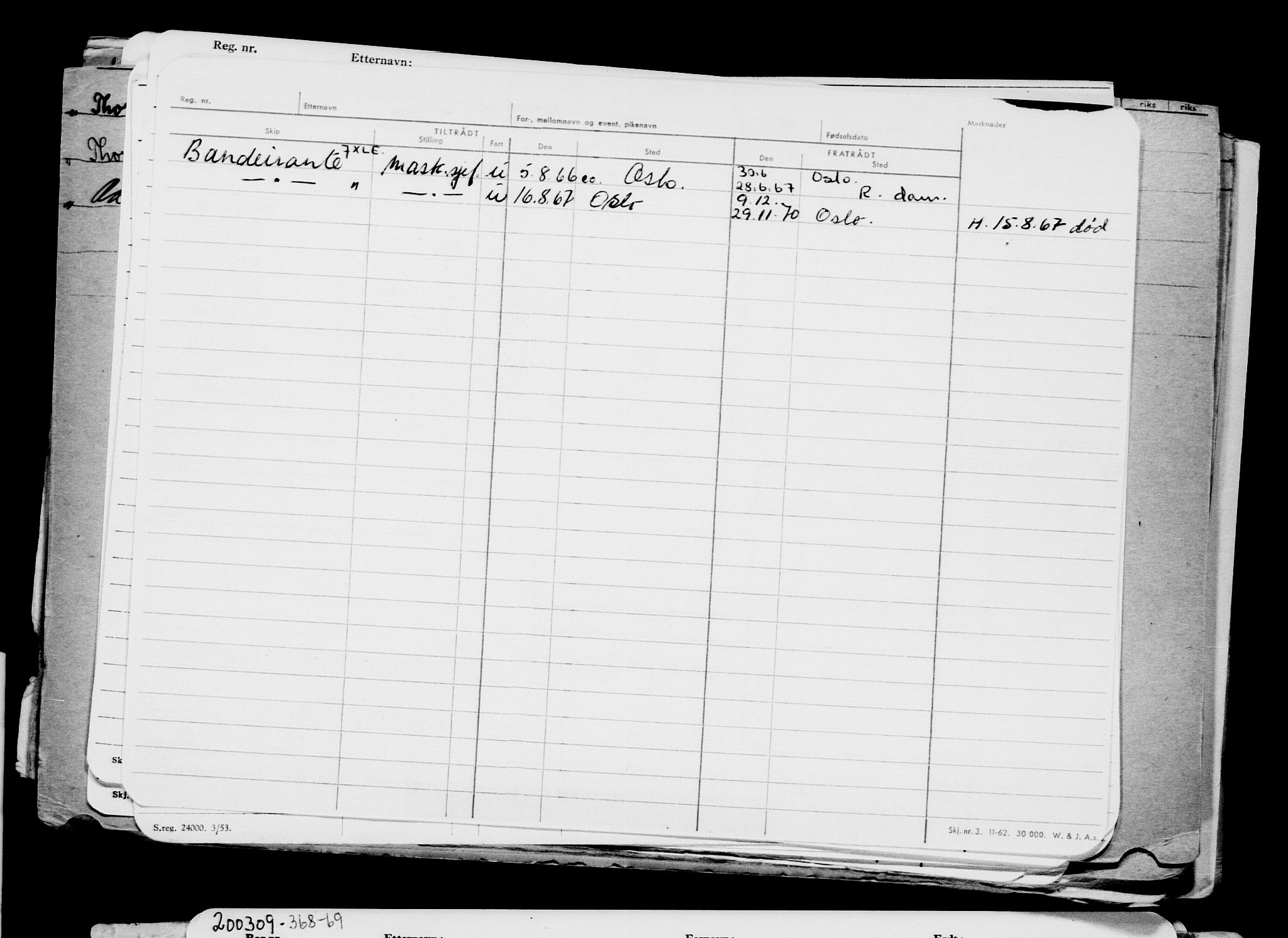 Direktoratet for sjømenn, AV/RA-S-3545/G/Gb/L0082: Hovedkort, 1909, s. 295