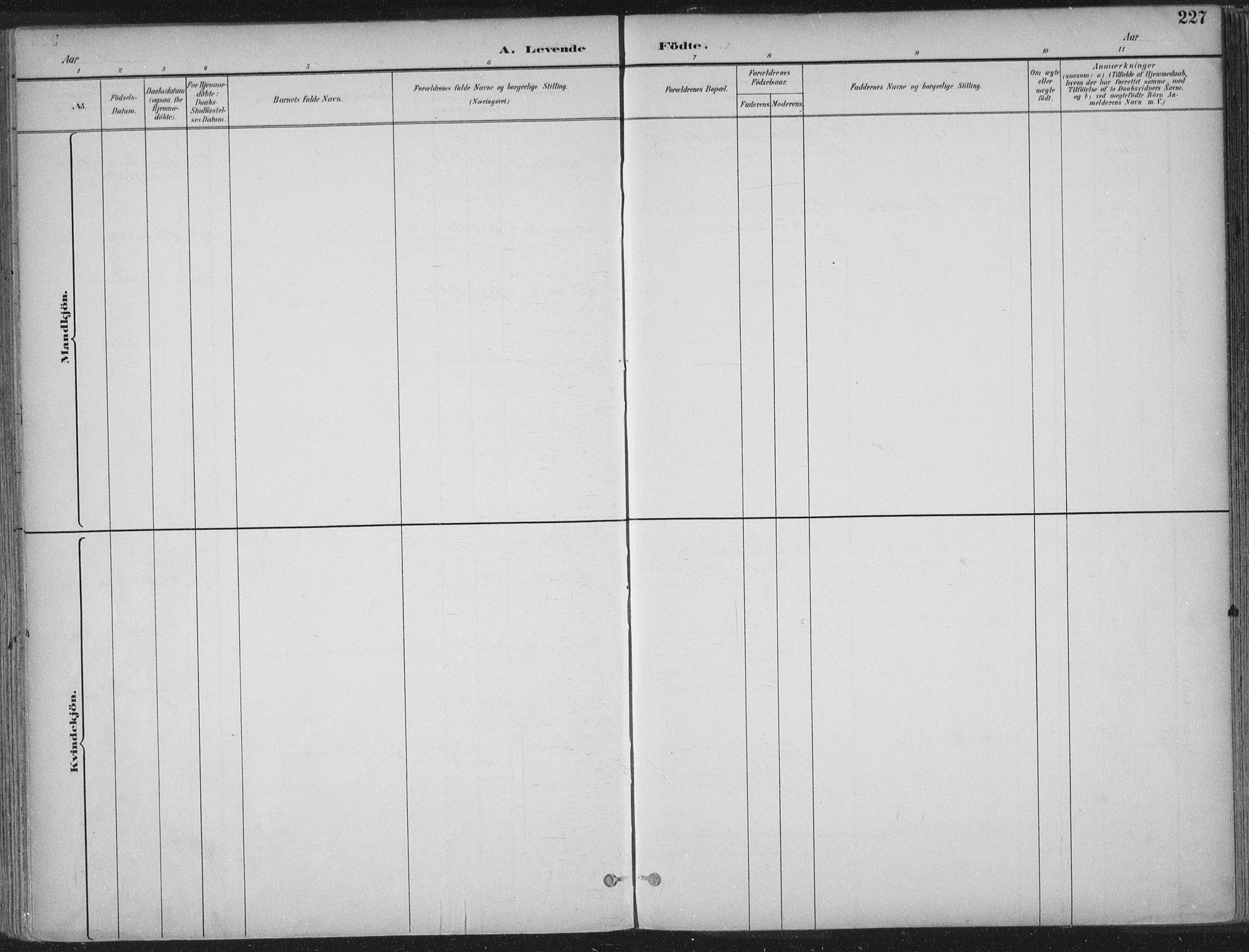 Ministerialprotokoller, klokkerbøker og fødselsregistre - Sør-Trøndelag, SAT/A-1456/601/L0062: Ministerialbok nr. 601A30, 1891-1911, s. 227