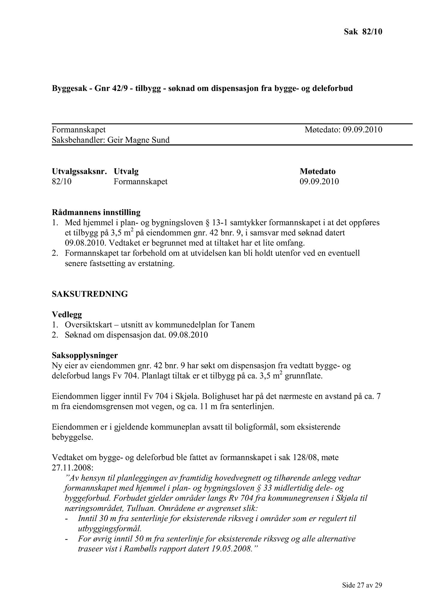 Klæbu Kommune, TRKO/KK/02-FS/L003: Formannsskapet - Møtedokumenter, 2010, s. 1654