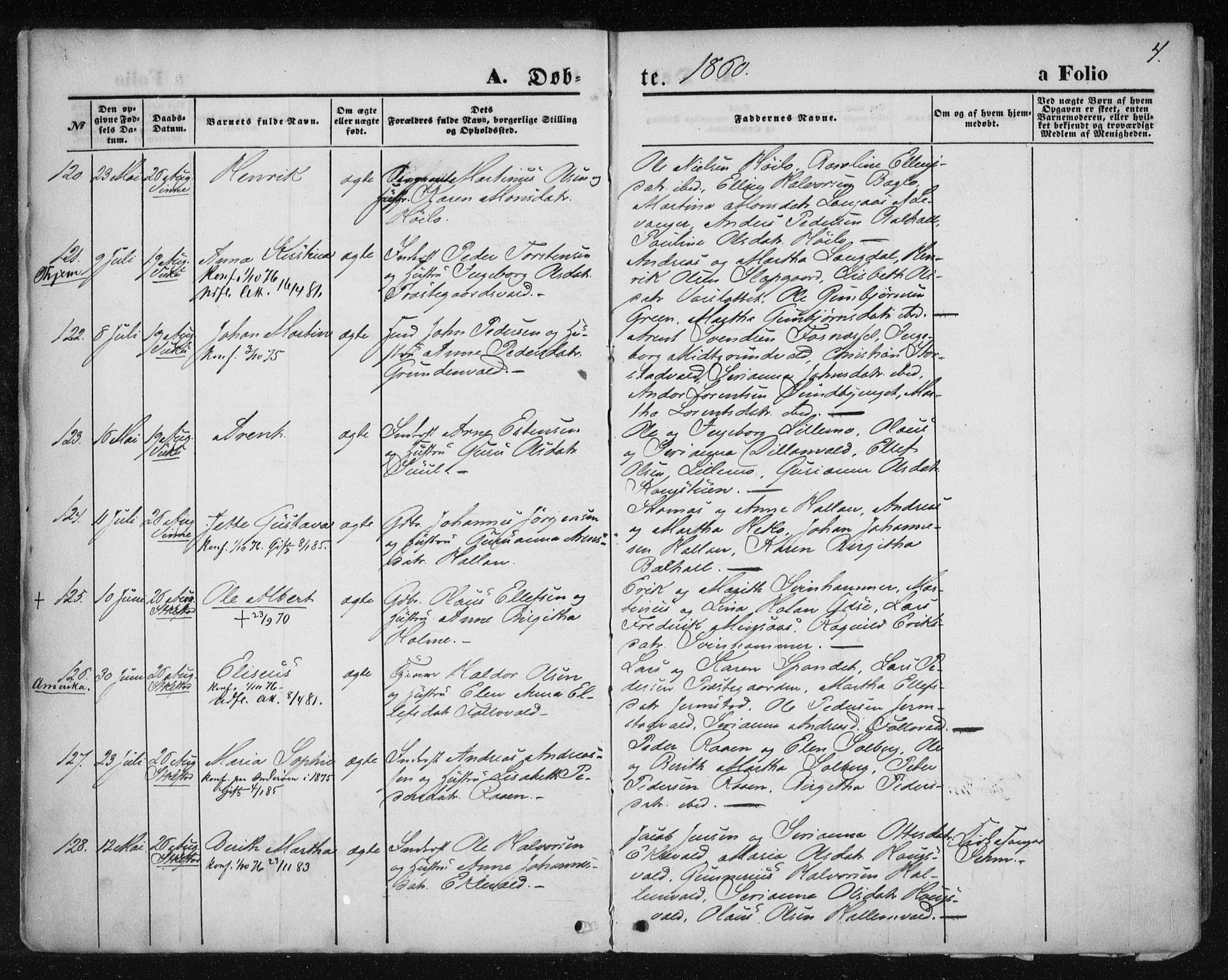 Ministerialprotokoller, klokkerbøker og fødselsregistre - Nord-Trøndelag, AV/SAT-A-1458/723/L0241: Ministerialbok nr. 723A10, 1860-1869, s. 4