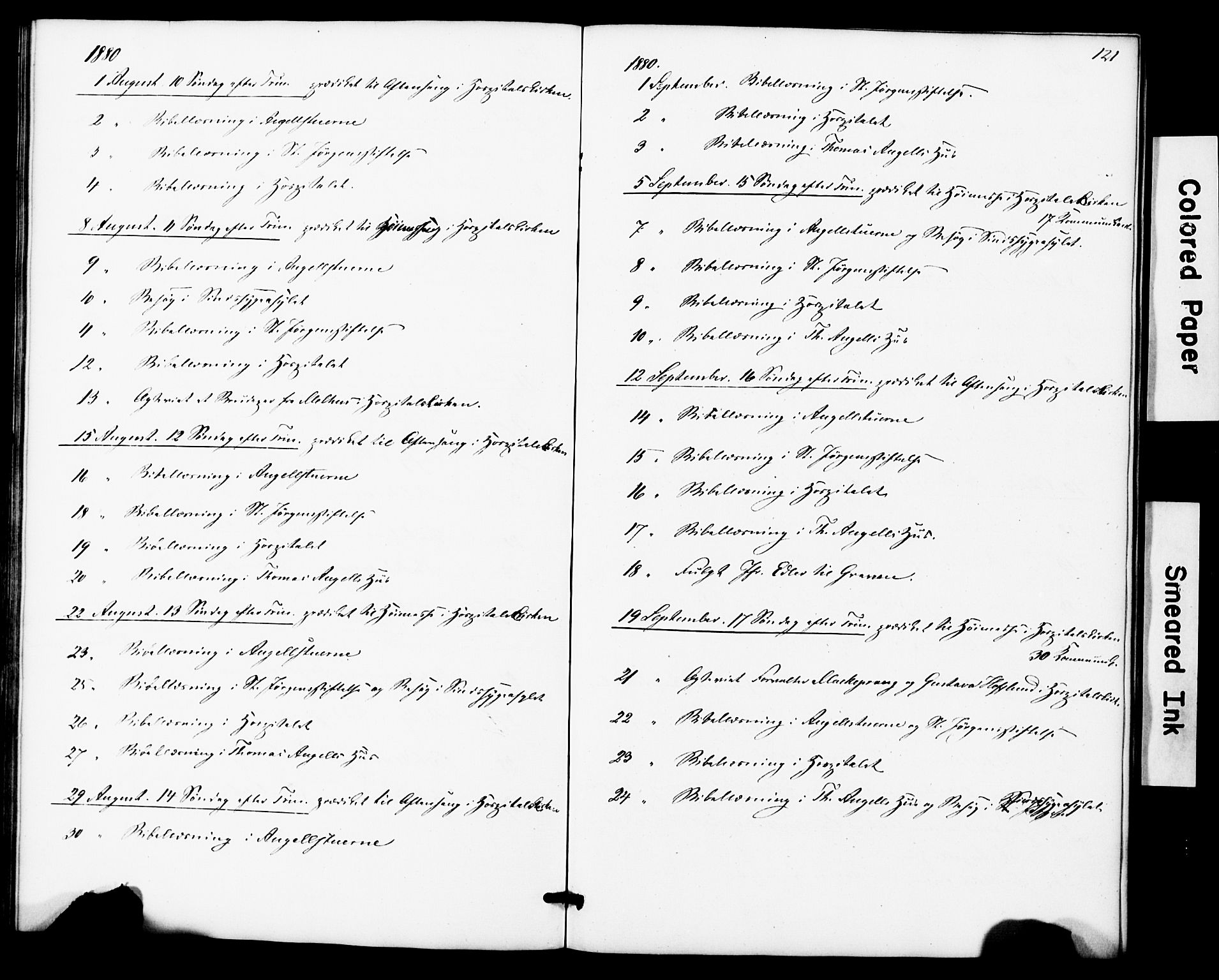 Ministerialprotokoller, klokkerbøker og fødselsregistre - Sør-Trøndelag, AV/SAT-A-1456/623/L0469: Ministerialbok nr. 623A03, 1868-1883, s. 121