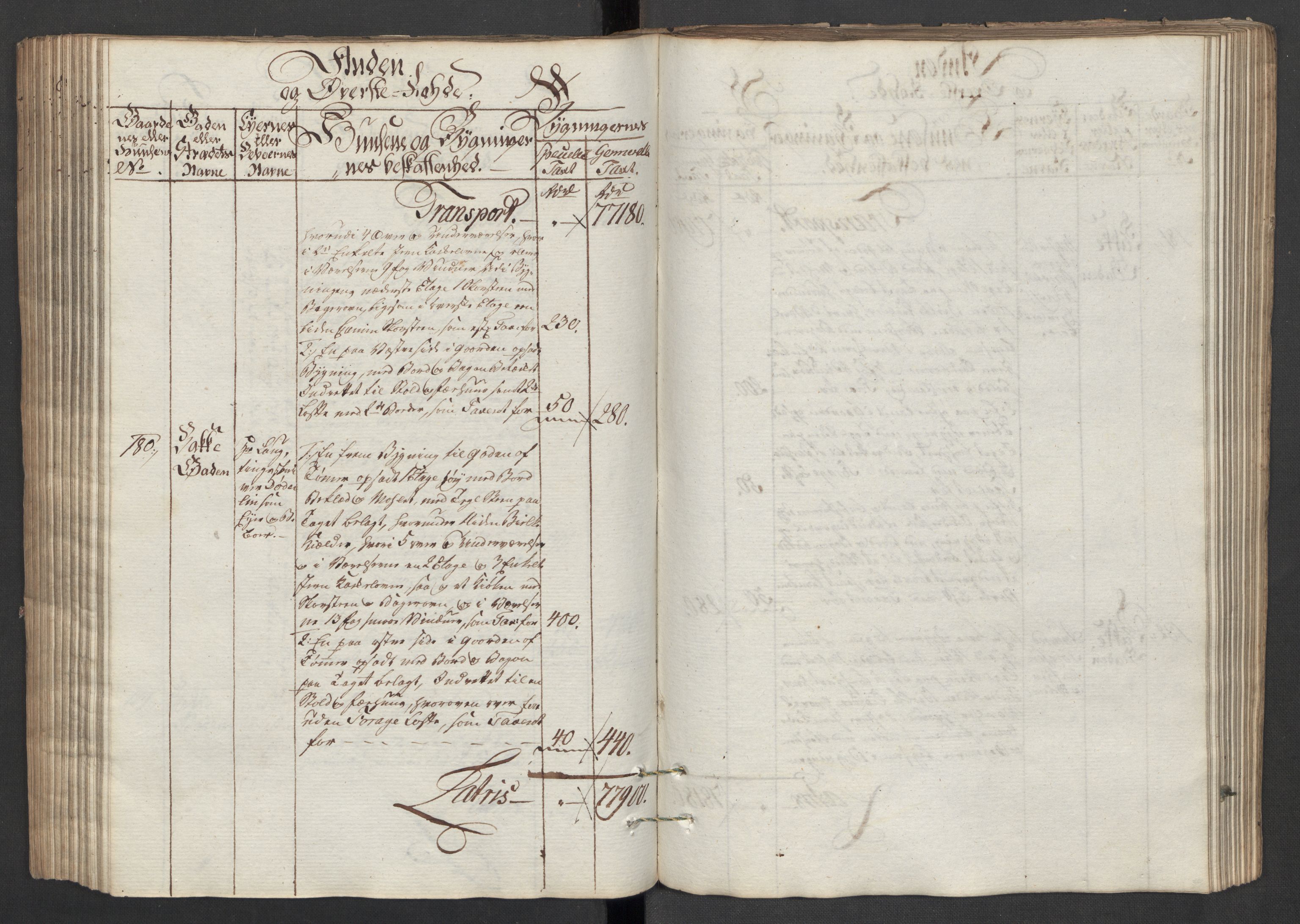 Kommersekollegiet, Brannforsikringskontoret 1767-1814, AV/RA-EA-5458/F/Fa/L0040/0004: Moss / Branntakstprotokoll, 1787, s. 131