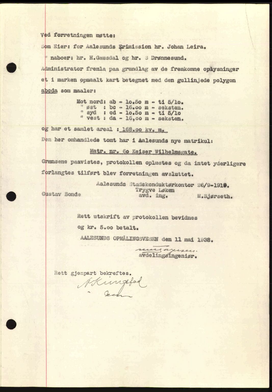 Ålesund byfogd, AV/SAT-A-4384: Pantebok nr. 34 II, 1938-1940, Dagboknr: 795/1938