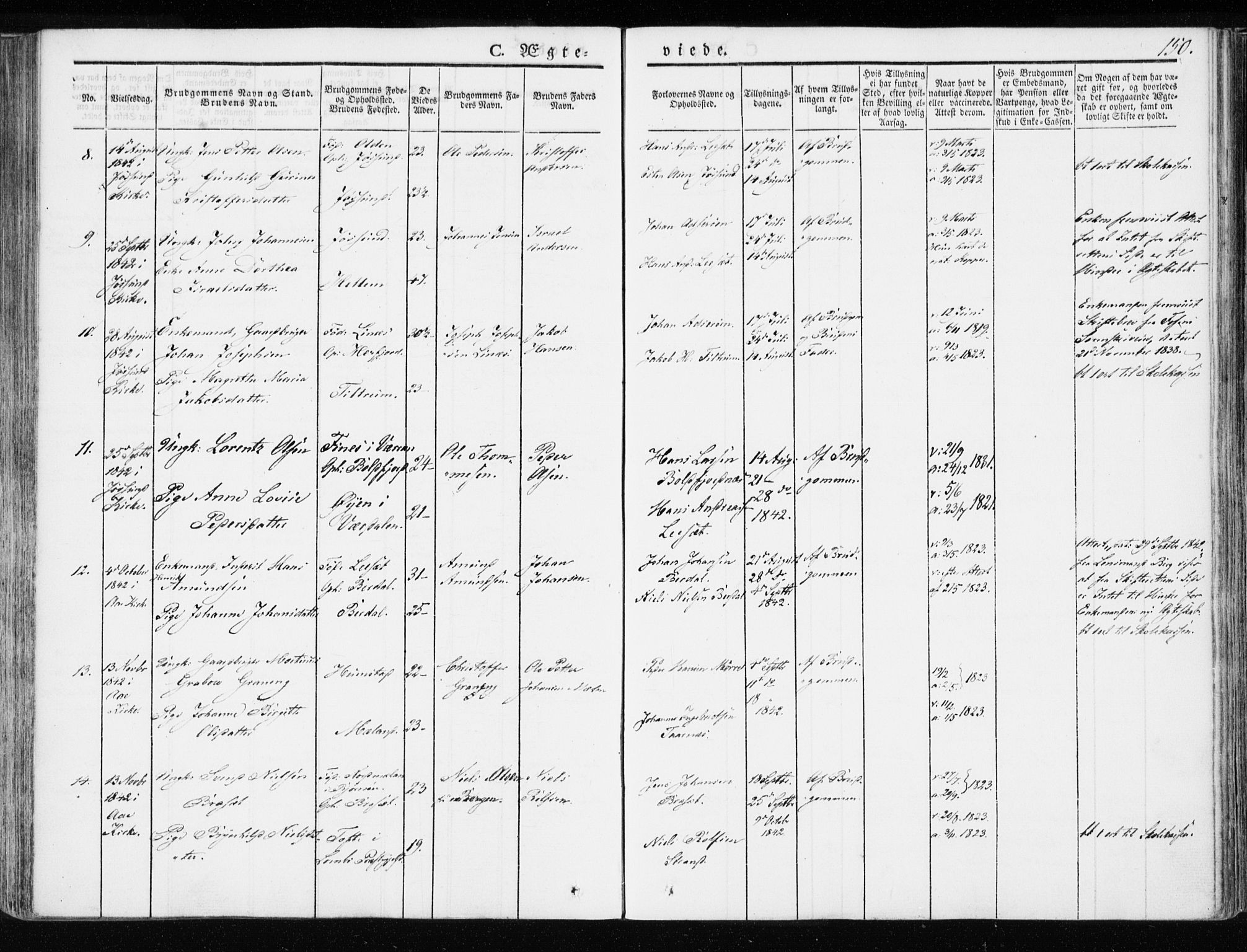 Ministerialprotokoller, klokkerbøker og fødselsregistre - Sør-Trøndelag, AV/SAT-A-1456/655/L0676: Ministerialbok nr. 655A05, 1830-1847, s. 150