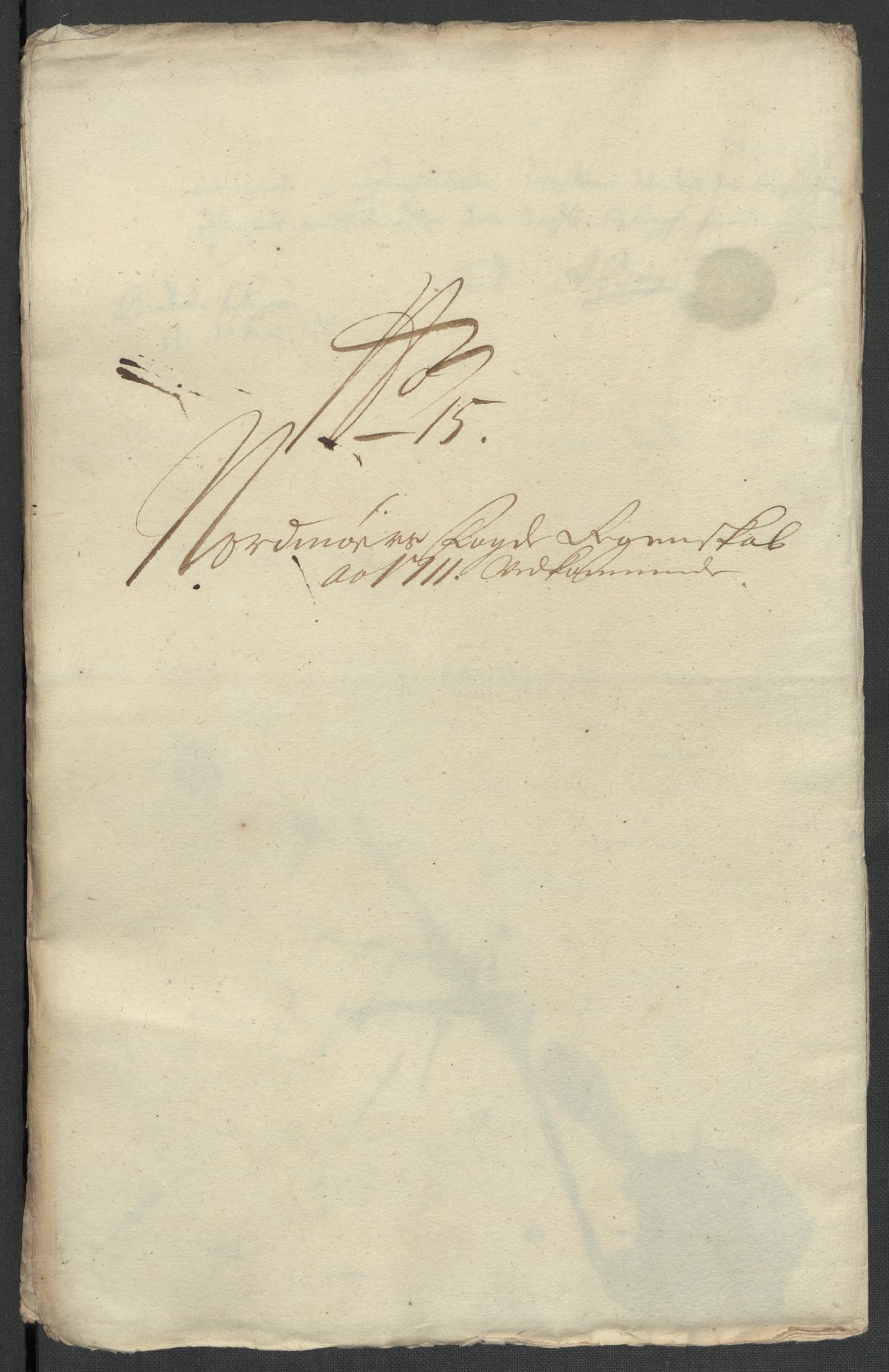 Rentekammeret inntil 1814, Reviderte regnskaper, Fogderegnskap, RA/EA-4092/R56/L3745: Fogderegnskap Nordmøre, 1711, s. 307