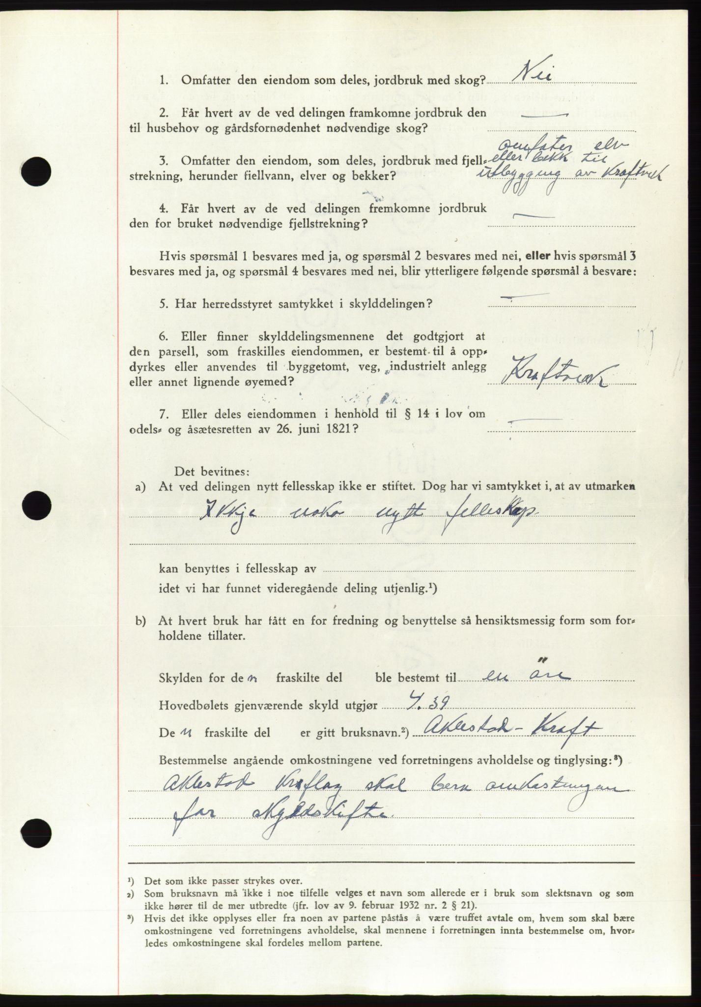 Søre Sunnmøre sorenskriveri, AV/SAT-A-4122/1/2/2C/L0083: Pantebok nr. 9A, 1948-1949, Dagboknr: 42/1949