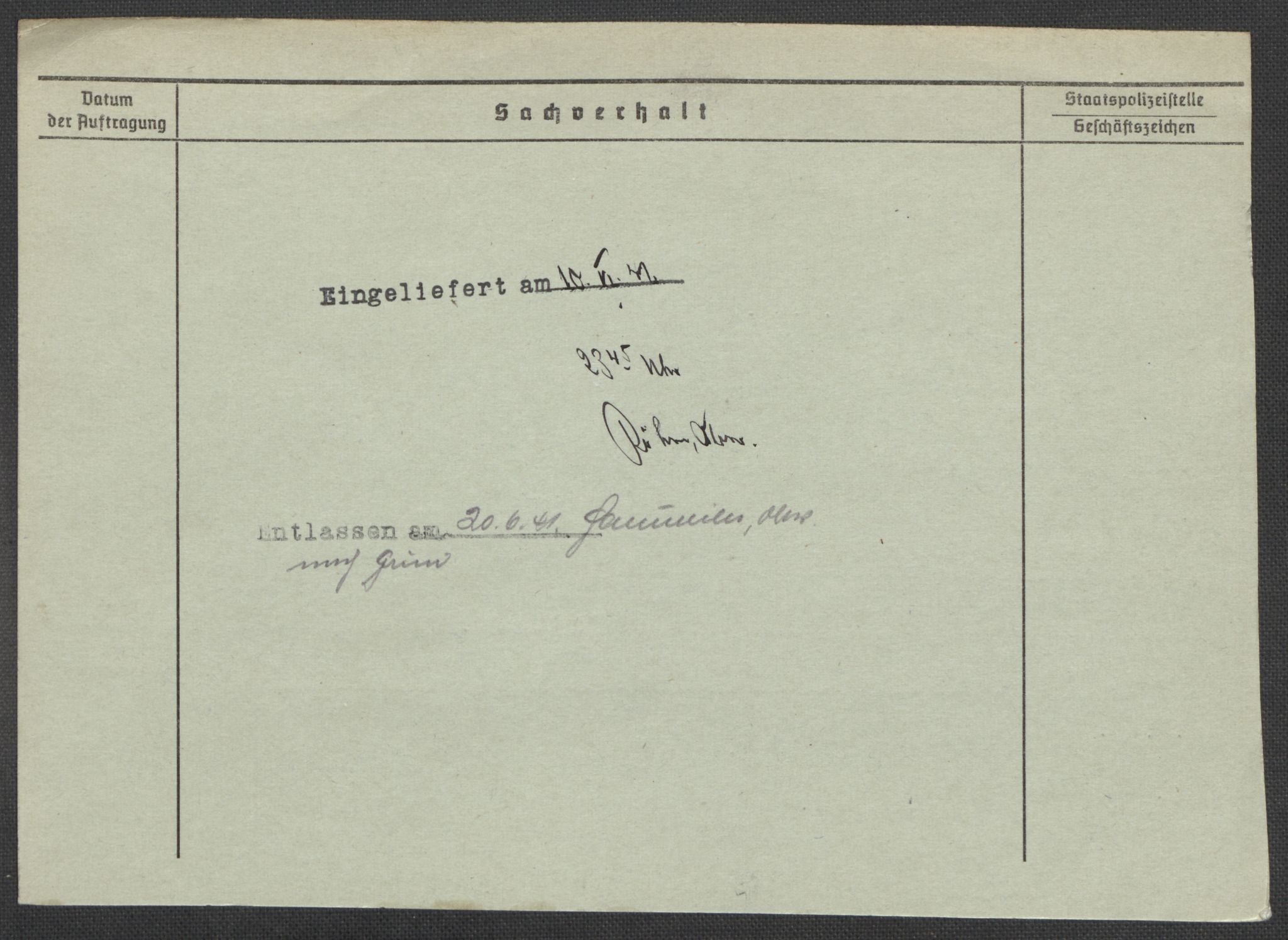 Befehlshaber der Sicherheitspolizei und des SD, AV/RA-RAFA-5969/E/Ea/Eaa/L0007: Register over norske fanger i Møllergata 19: Lundb-N, 1940-1945, s. 1007