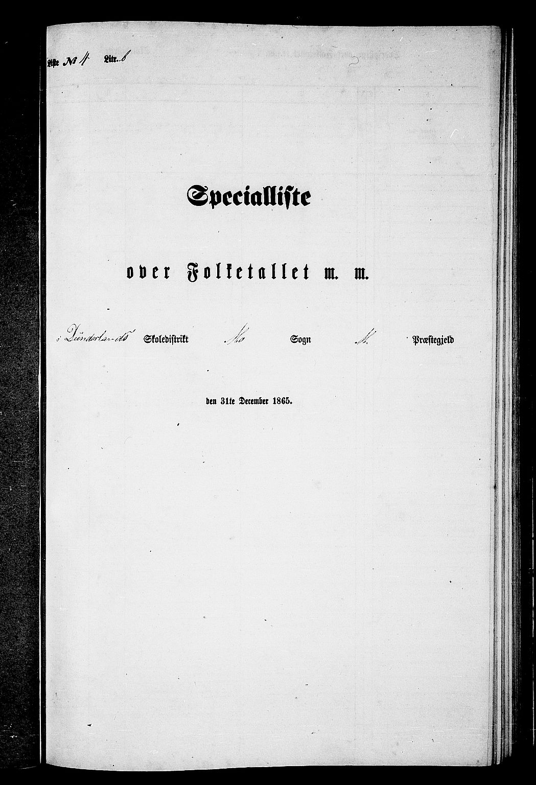 RA, Folketelling 1865 for 1833P Mo prestegjeld, 1865, s. 92