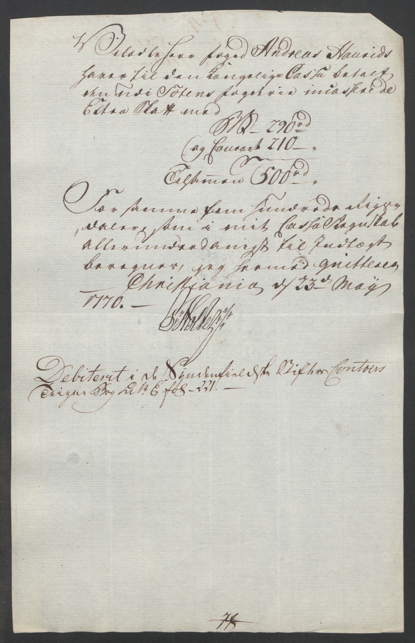 Rentekammeret inntil 1814, Reviderte regnskaper, Fogderegnskap, AV/RA-EA-4092/R19/L1399: Fogderegnskap Toten, Hadeland og Vardal, 1762-1783, s. 173