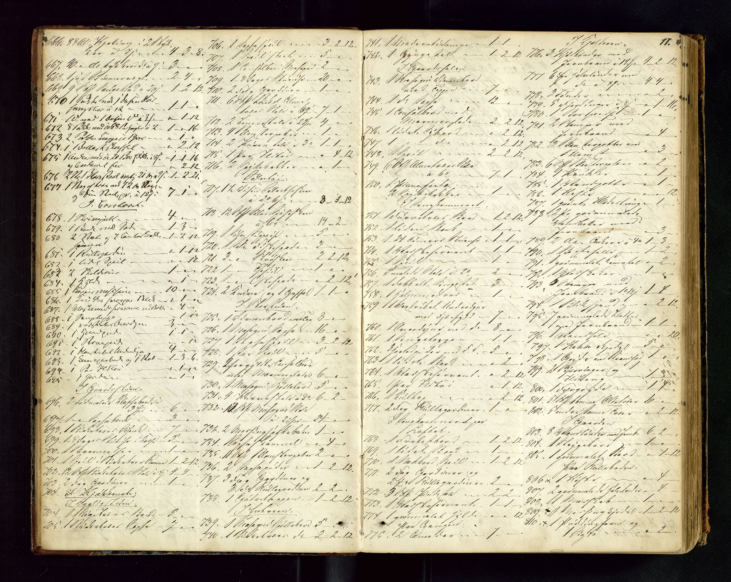 Stavanger byfogd, AV/SAST-A-101408/001/5/50/503BA/L0003: Registreringsprotokoll, 1864-1882, s. 11