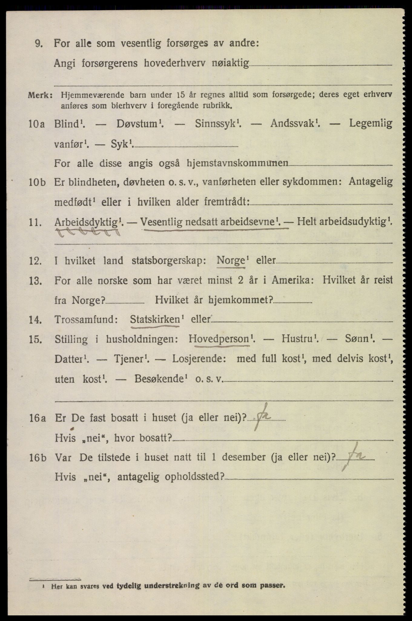 SAK, Folketelling 1920 for 1042 Hidra herred, 1920, s. 2113
