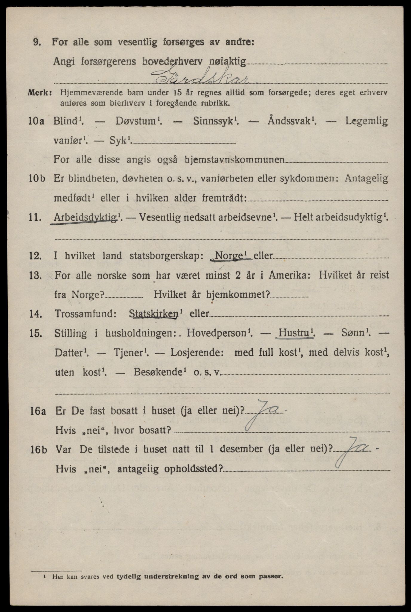 SAST, Folketelling 1920 for 1111 Sokndal herred, 1920, s. 3236