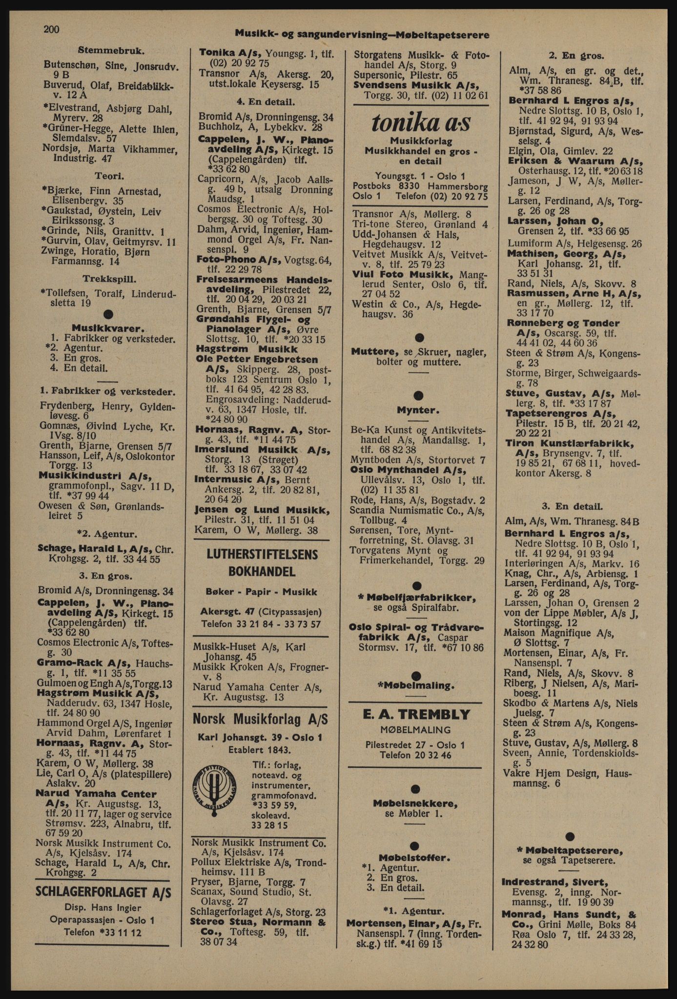 Kristiania/Oslo adressebok, PUBL/-, 1976-1977, s. 200