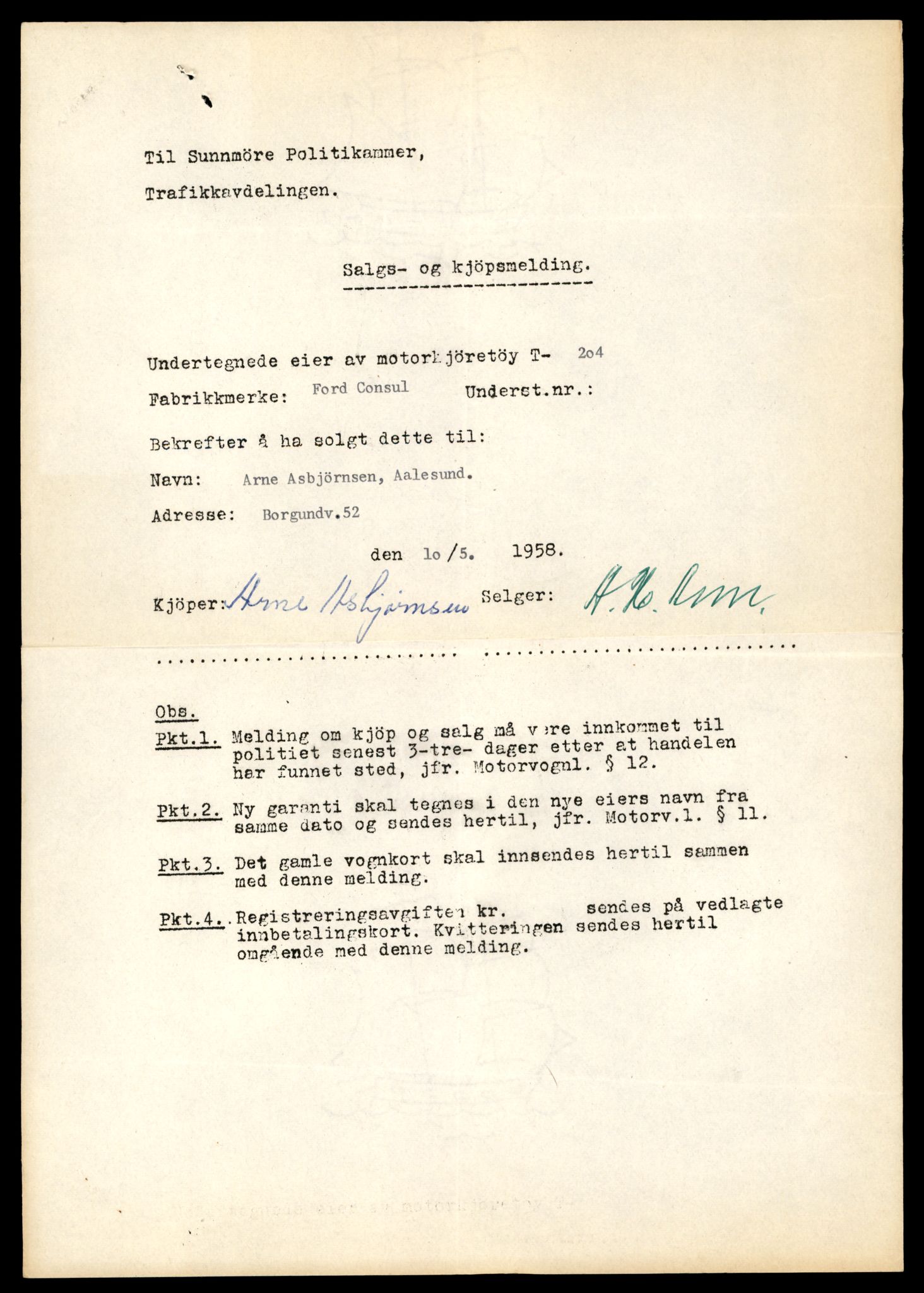 Møre og Romsdal vegkontor - Ålesund trafikkstasjon, AV/SAT-A-4099/F/Fe/L0002: Registreringskort for kjøretøy T 128 - T 231, 1927-1998, s. 2308