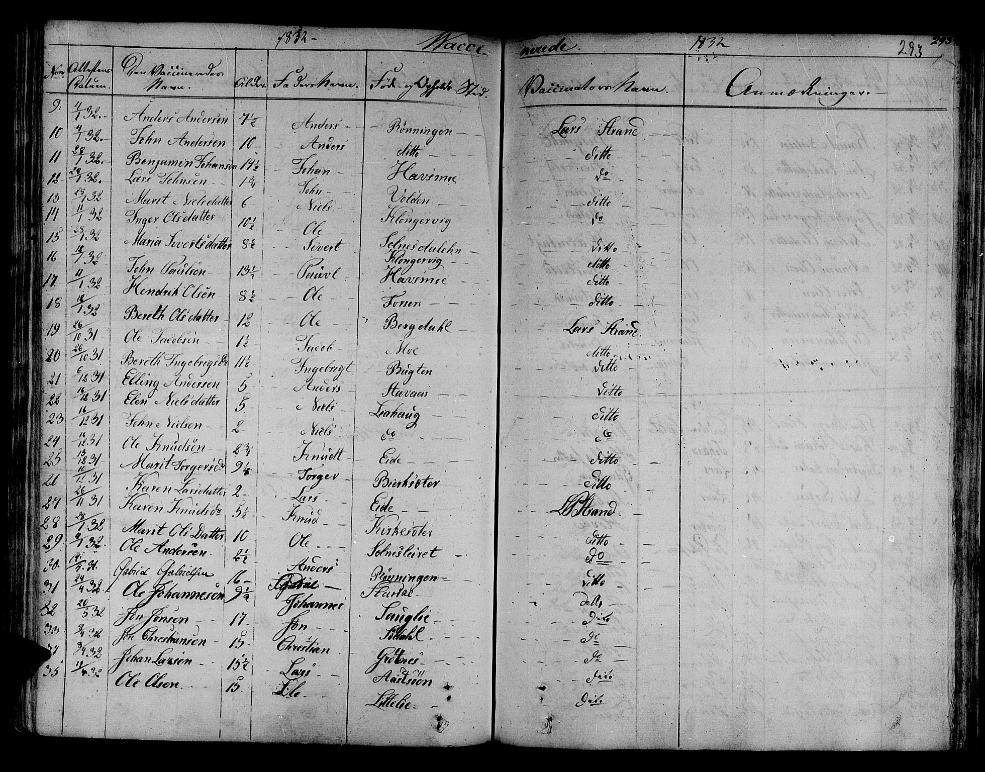 Ministerialprotokoller, klokkerbøker og fødselsregistre - Sør-Trøndelag, SAT/A-1456/630/L0492: Ministerialbok nr. 630A05, 1830-1840, s. 293