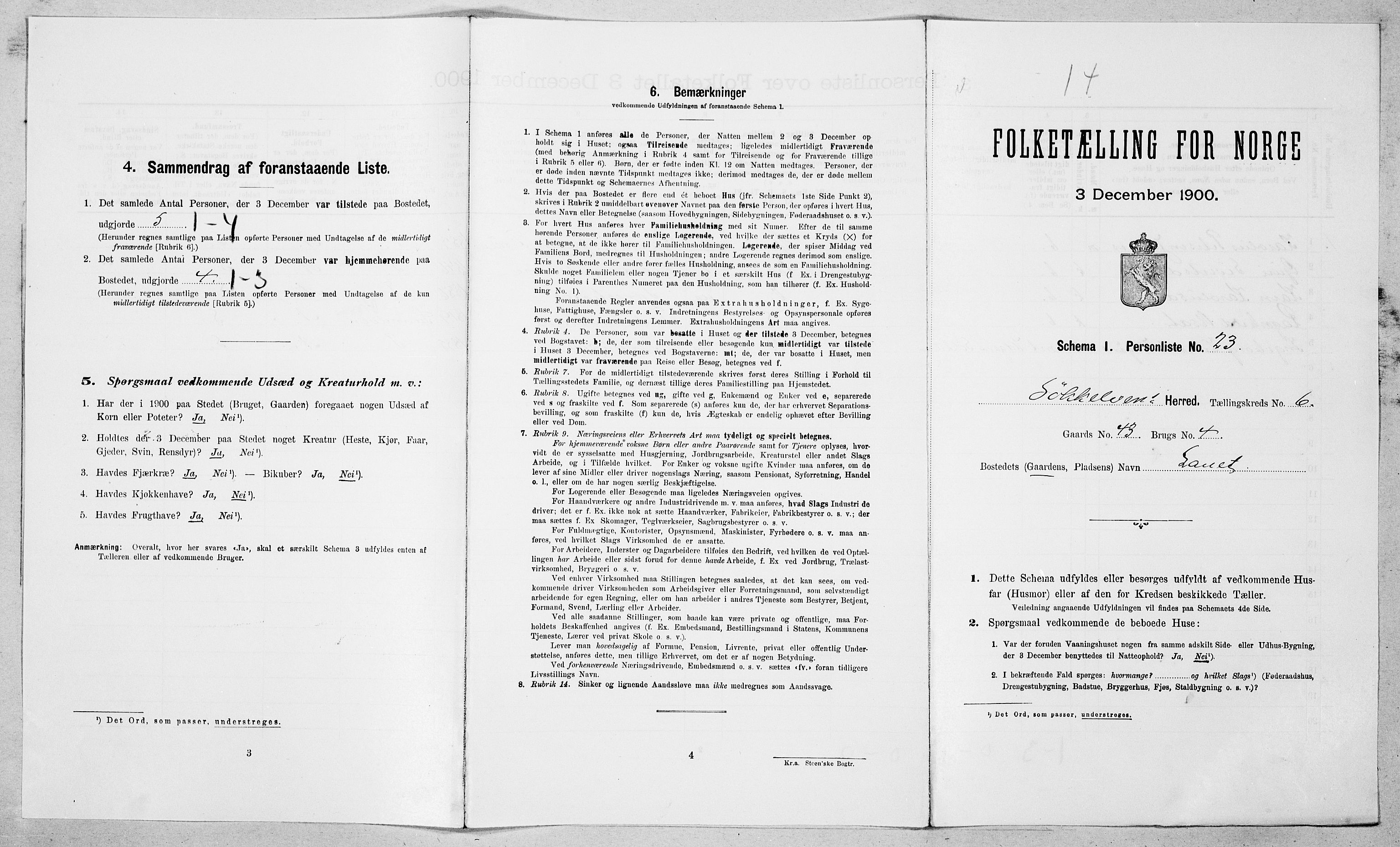 SAT, Folketelling 1900 for 1528 Sykkylven herred, 1900, s. 675