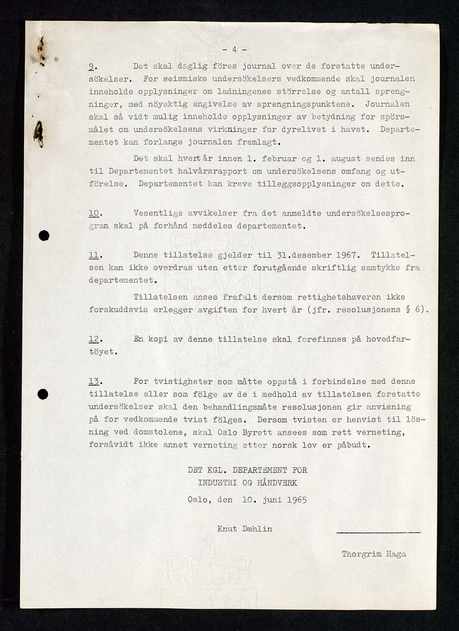 Industridepartementet, Oljekontoret, SAST/A-101348/Da/L0003: Arkivnøkkel 711 Undersøkelser og utforskning, 1963-1971, s. 119