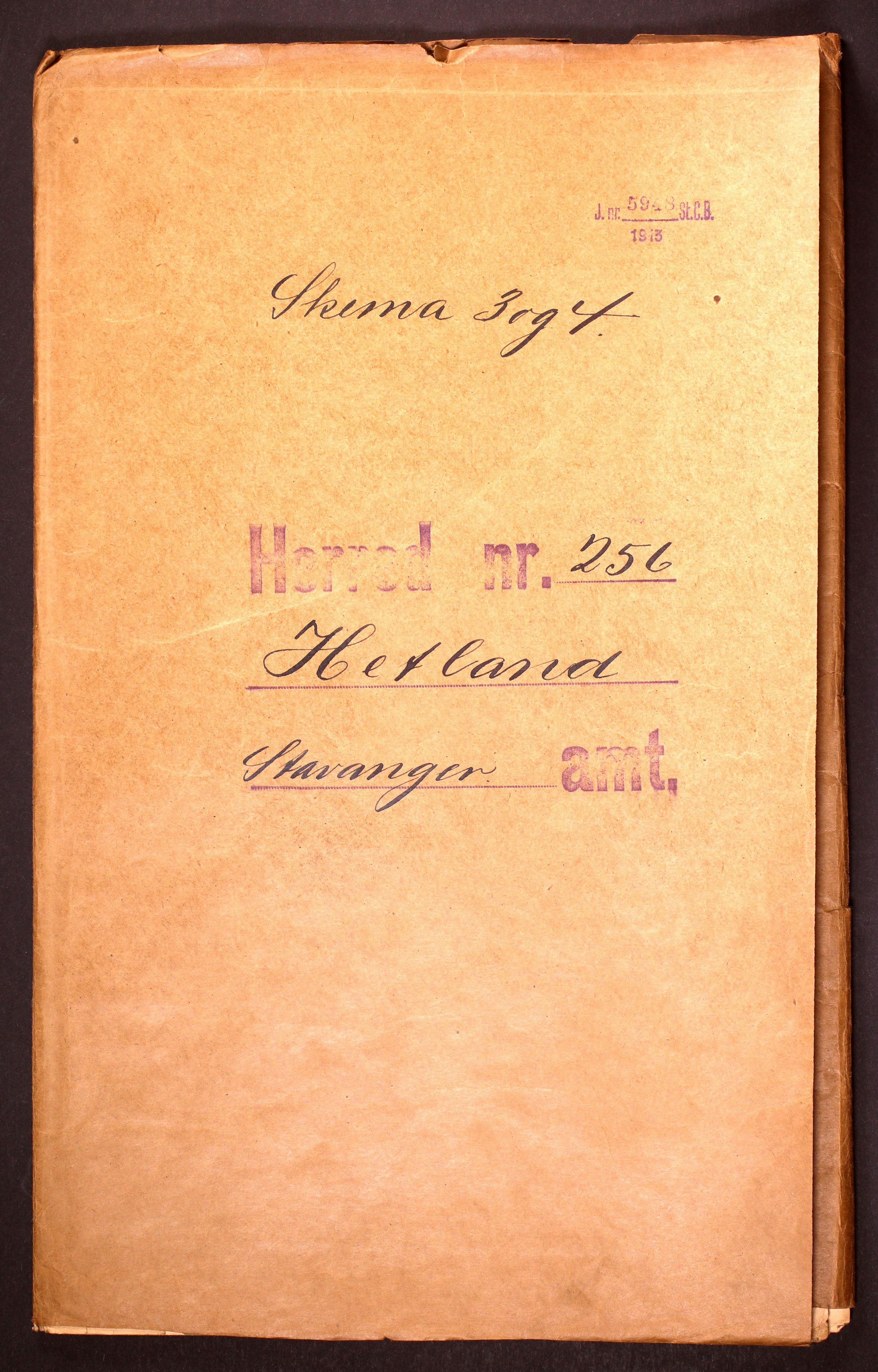 RA, Folketelling 1910 for 1126 Hetland herred, 1910, s. 1