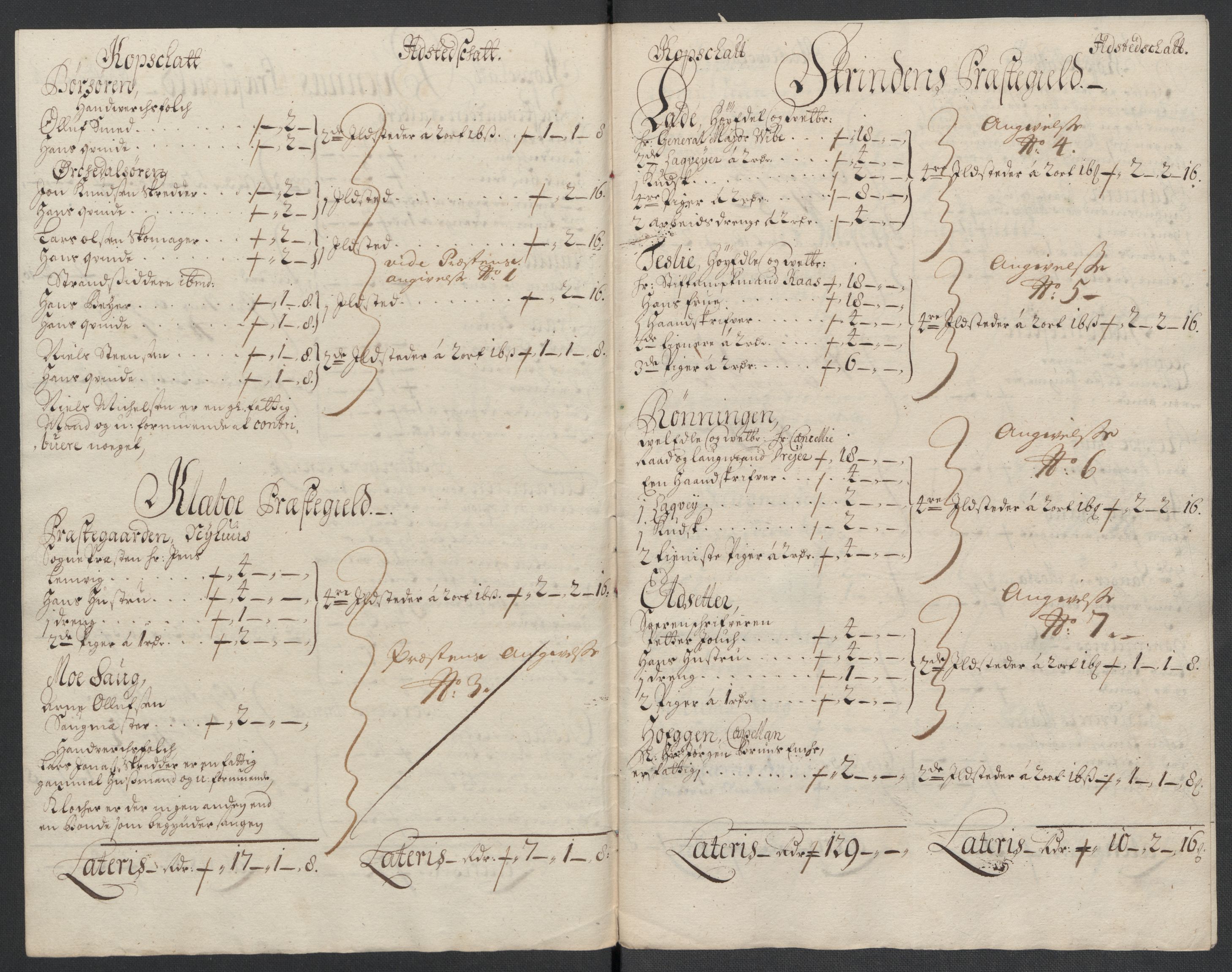 Rentekammeret inntil 1814, Reviderte regnskaper, Fogderegnskap, AV/RA-EA-4092/R61/L4107: Fogderegnskap Strinda og Selbu, 1698-1700, s. 204