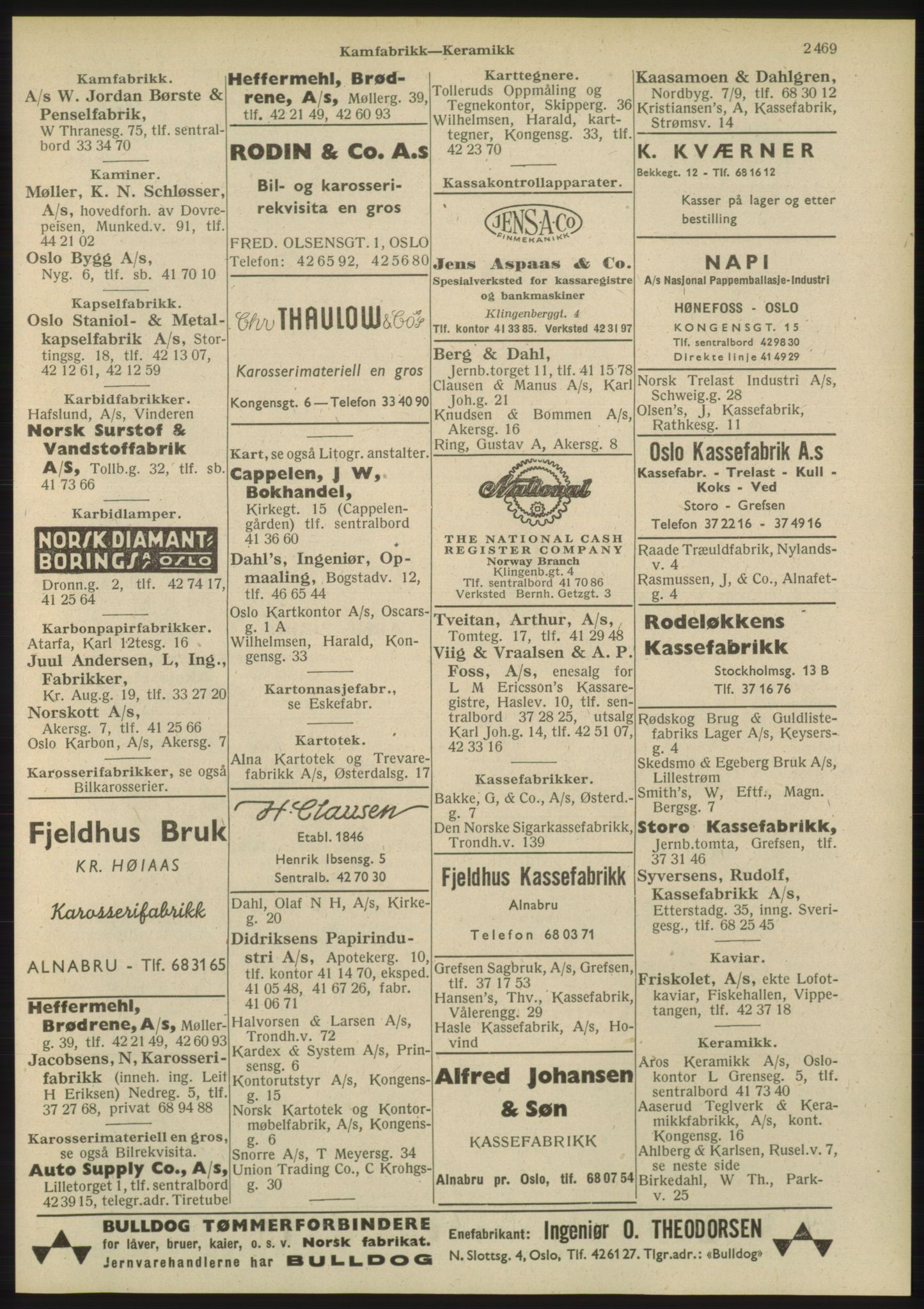 Kristiania/Oslo adressebok, PUBL/-, 1948, s. 2469