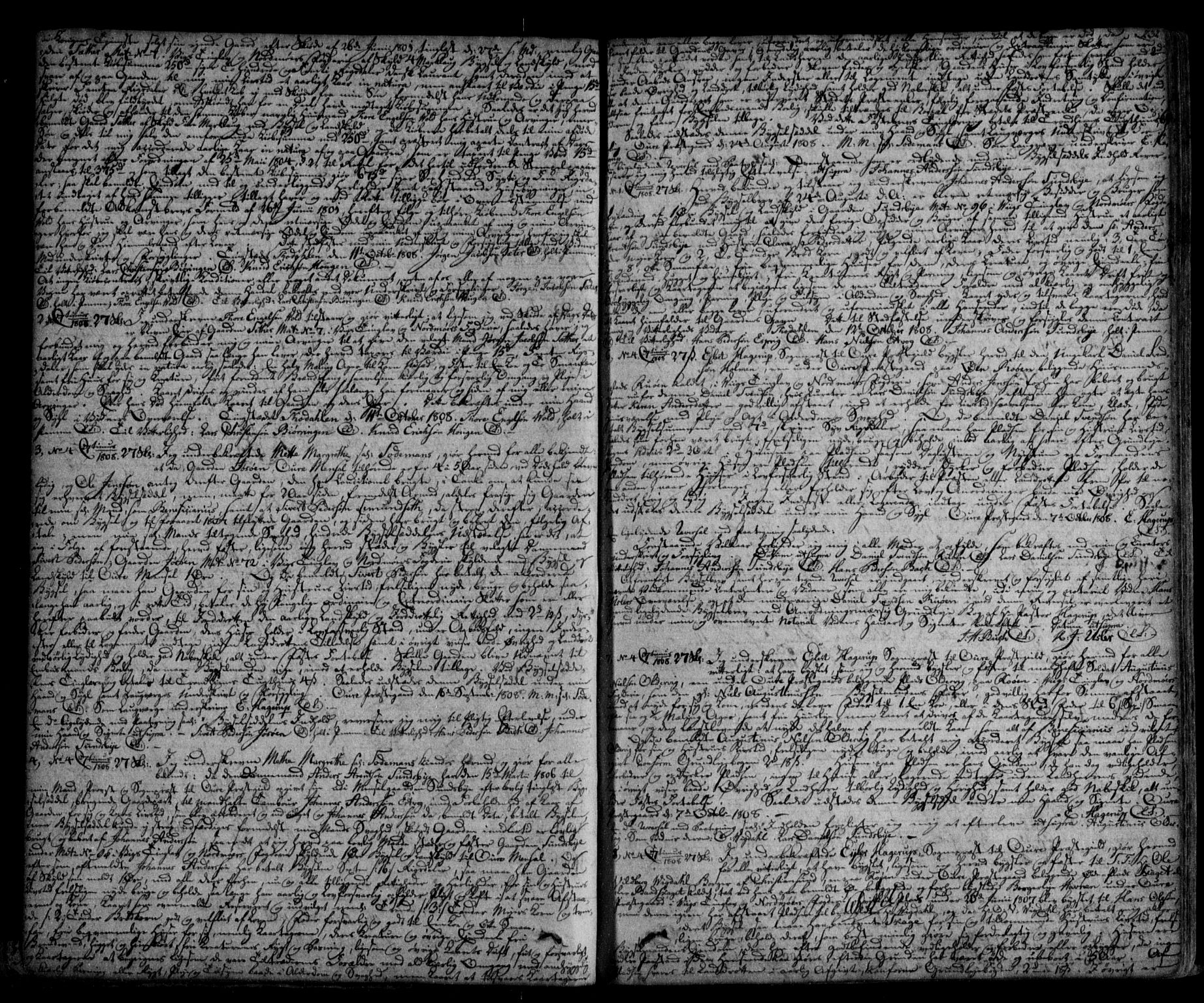 Nordmøre sorenskriveri, SAT/A-4132/1/2/2Ca/L0011: Pantebok nr. 7, 1804-1812, s. 232