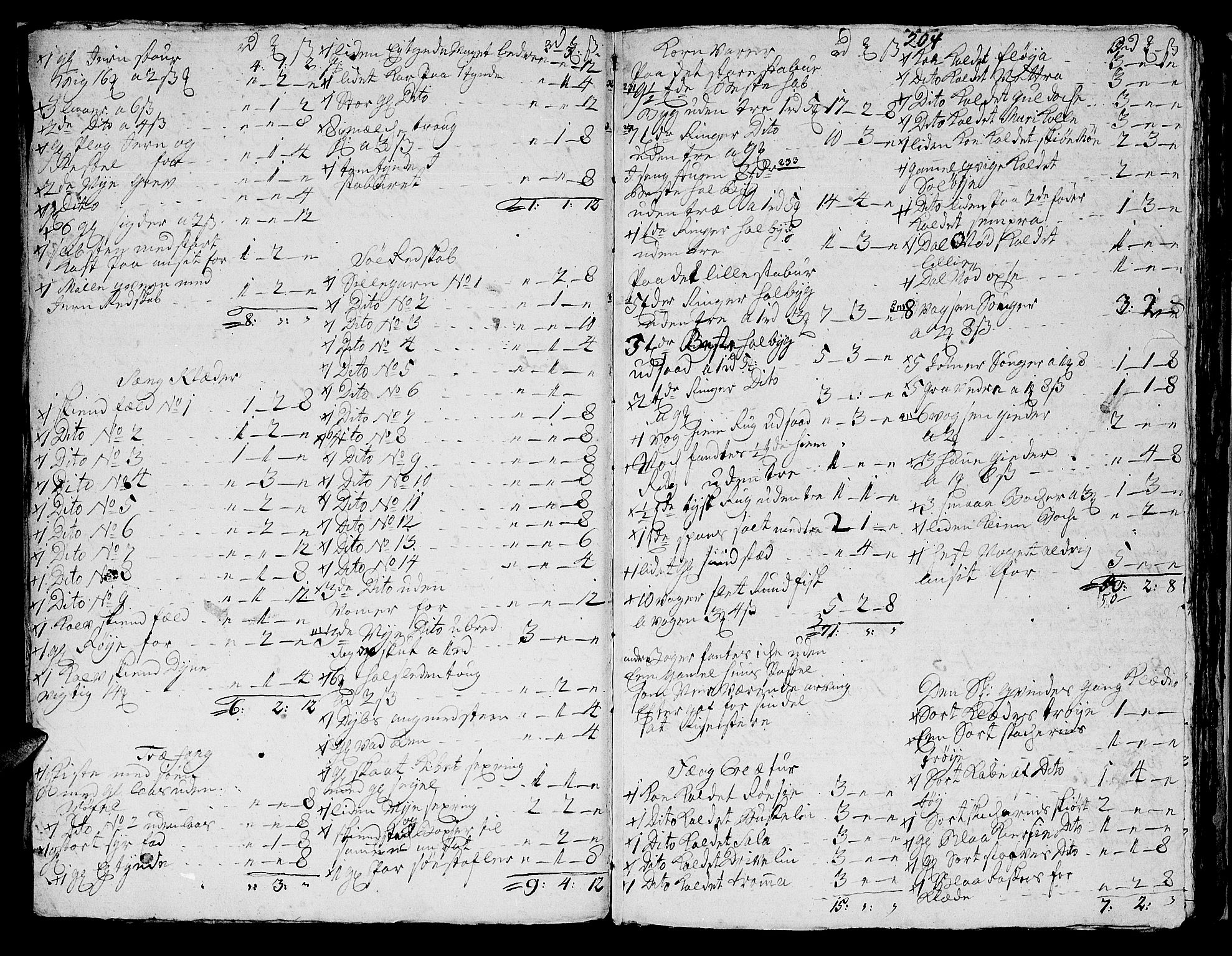 Helgeland sorenskriveri, AV/SAT-A-0004/3/3A/L0051: Konseptprotokoll 36, 1762, s. 203b-204a