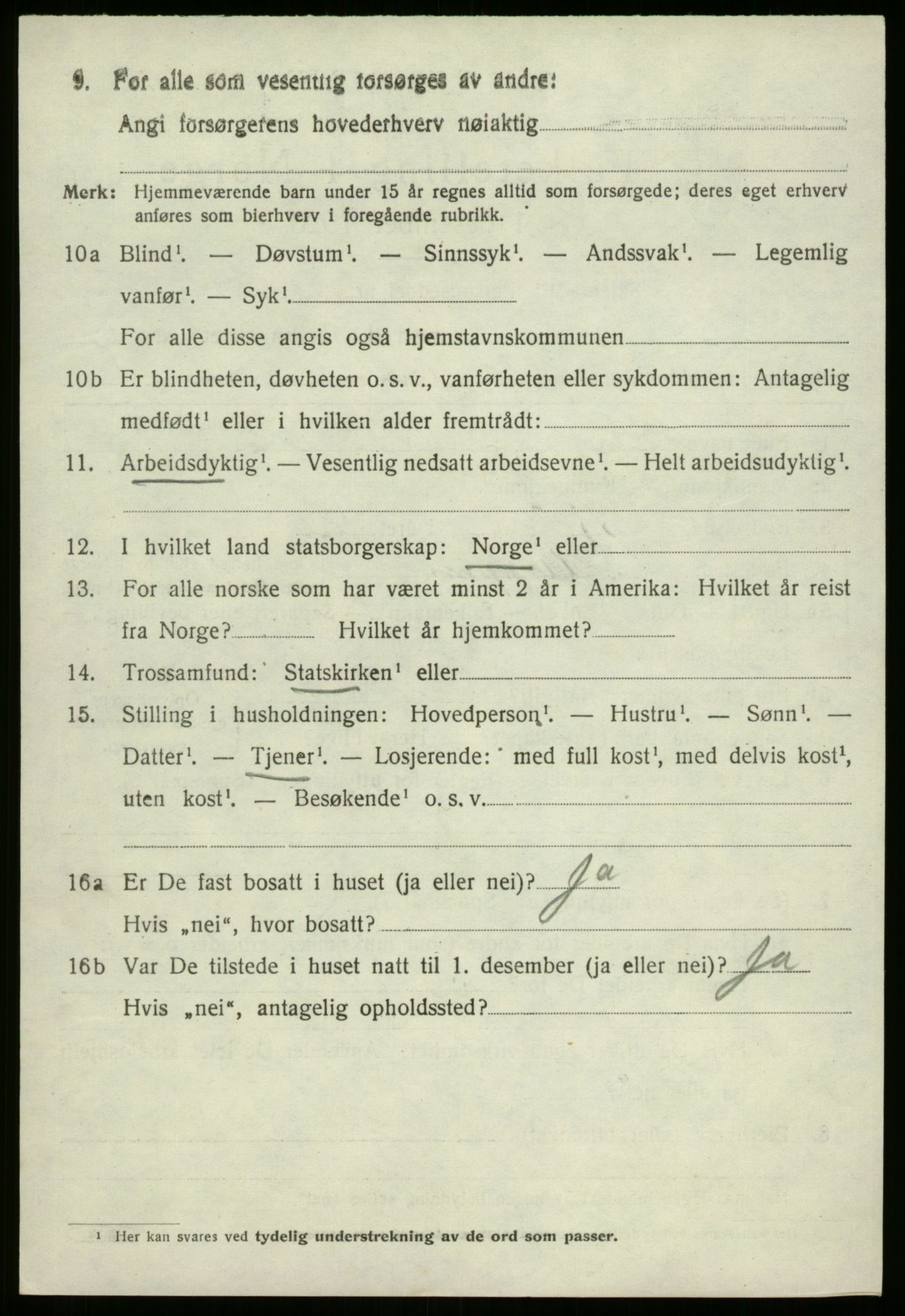 SAB, Folketelling 1920 for 1445 Gloppen herred, 1920, s. 5421